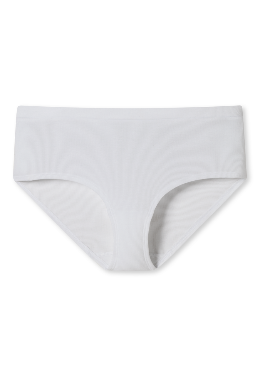 SCHIESSER Pure Rib slip (1-pack), dames slipje dubbelrib biologisch katoen zwart