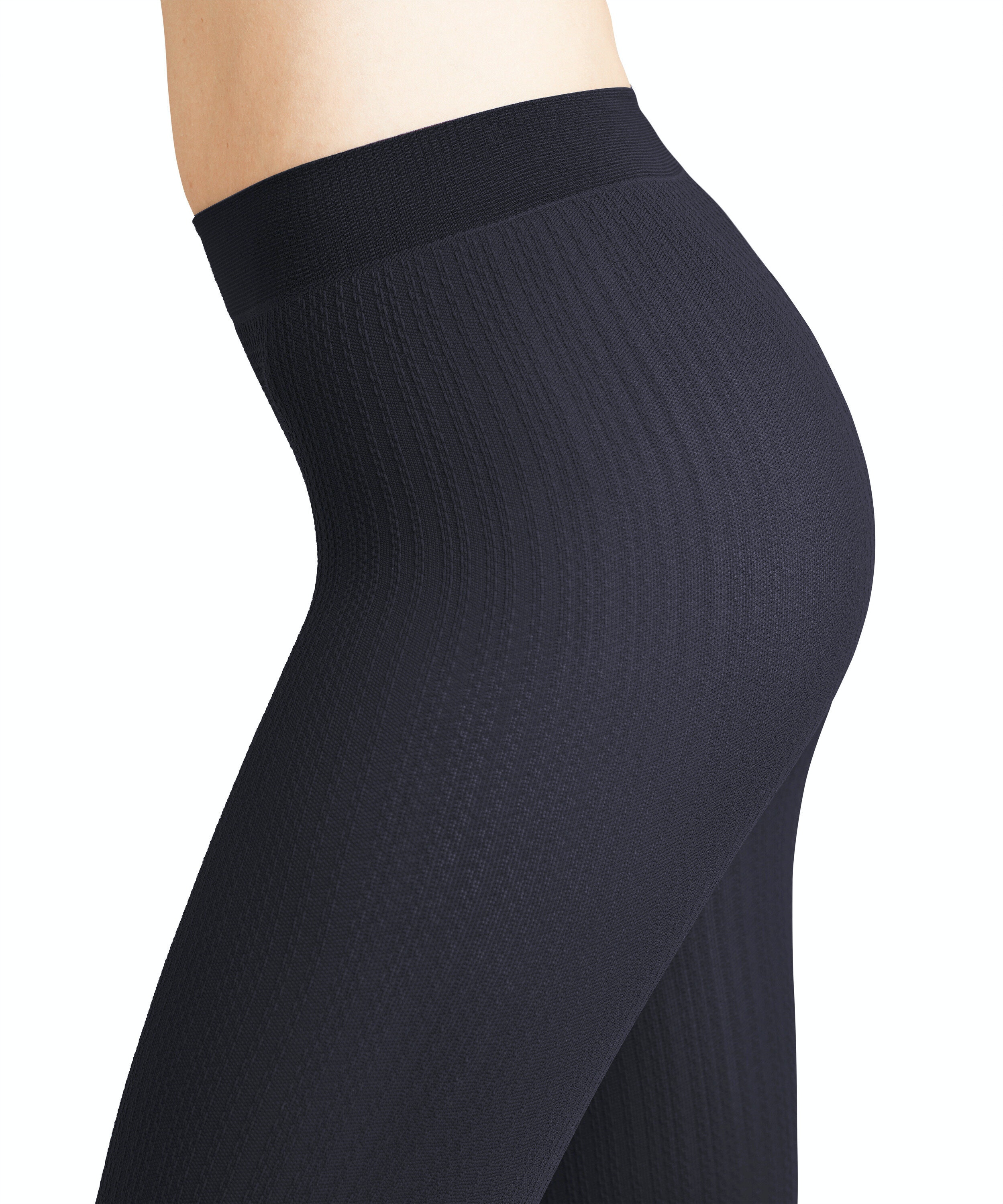 FALKE Fine Rib 50 DEN dames panty, black