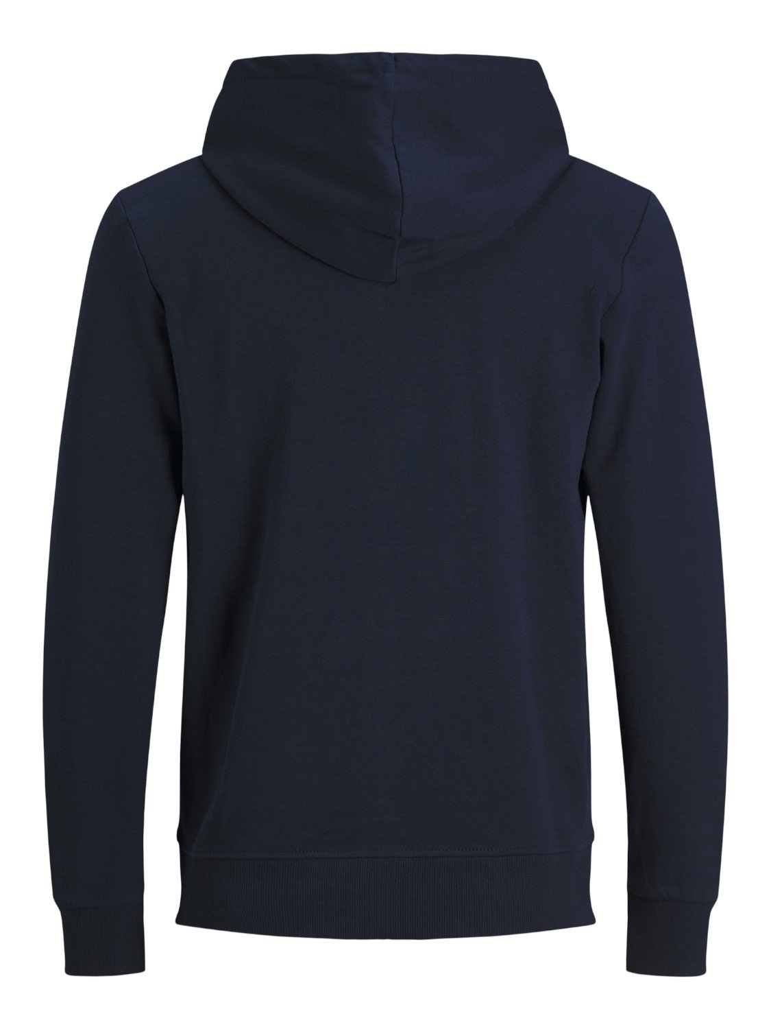 JACK & JONES Basic sweat zip hood slim fit, heren sweatvest katoenmengsel met capuchon, blauw