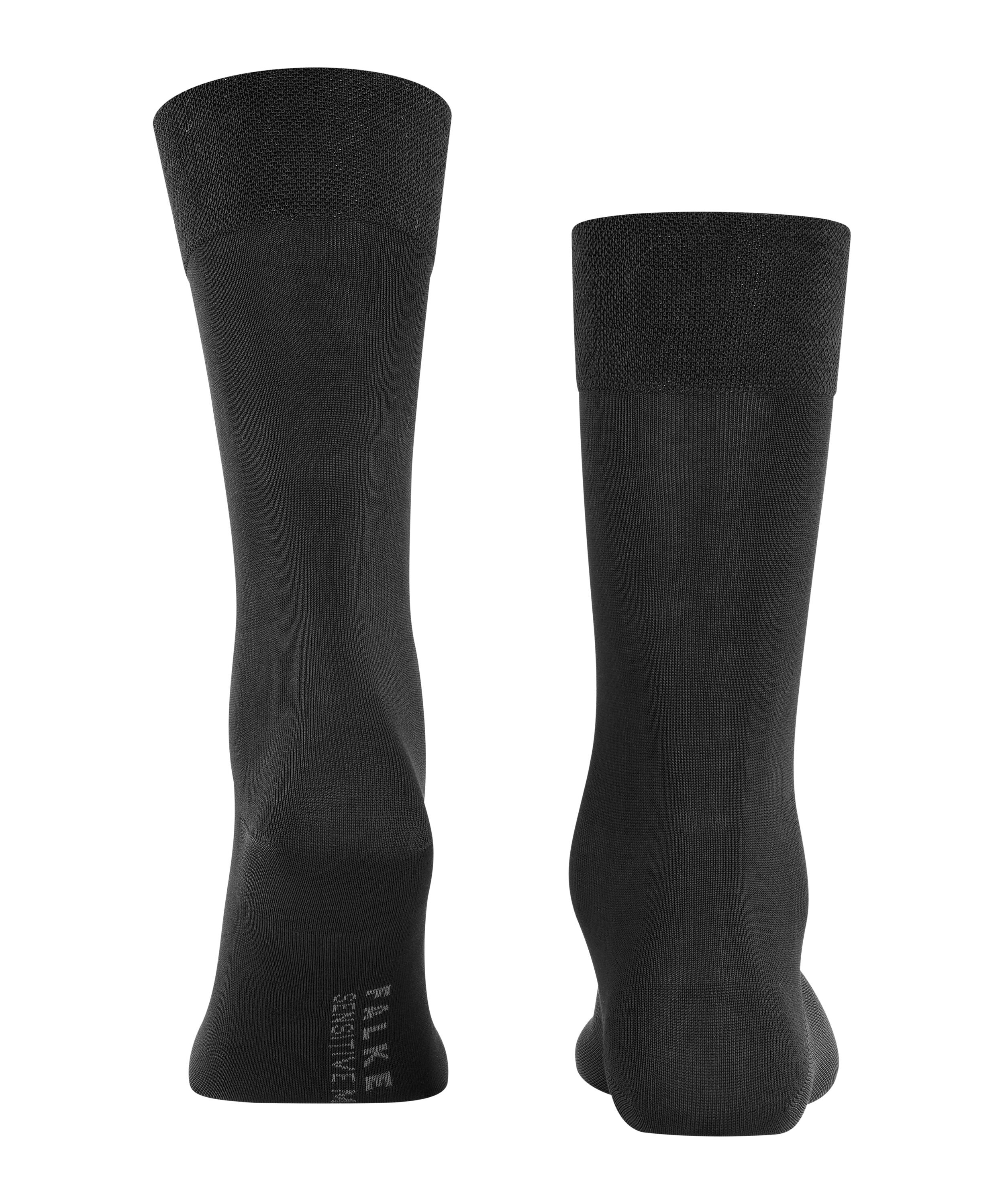 FALKE Sensitive Malaga herensokken, zwart (black)