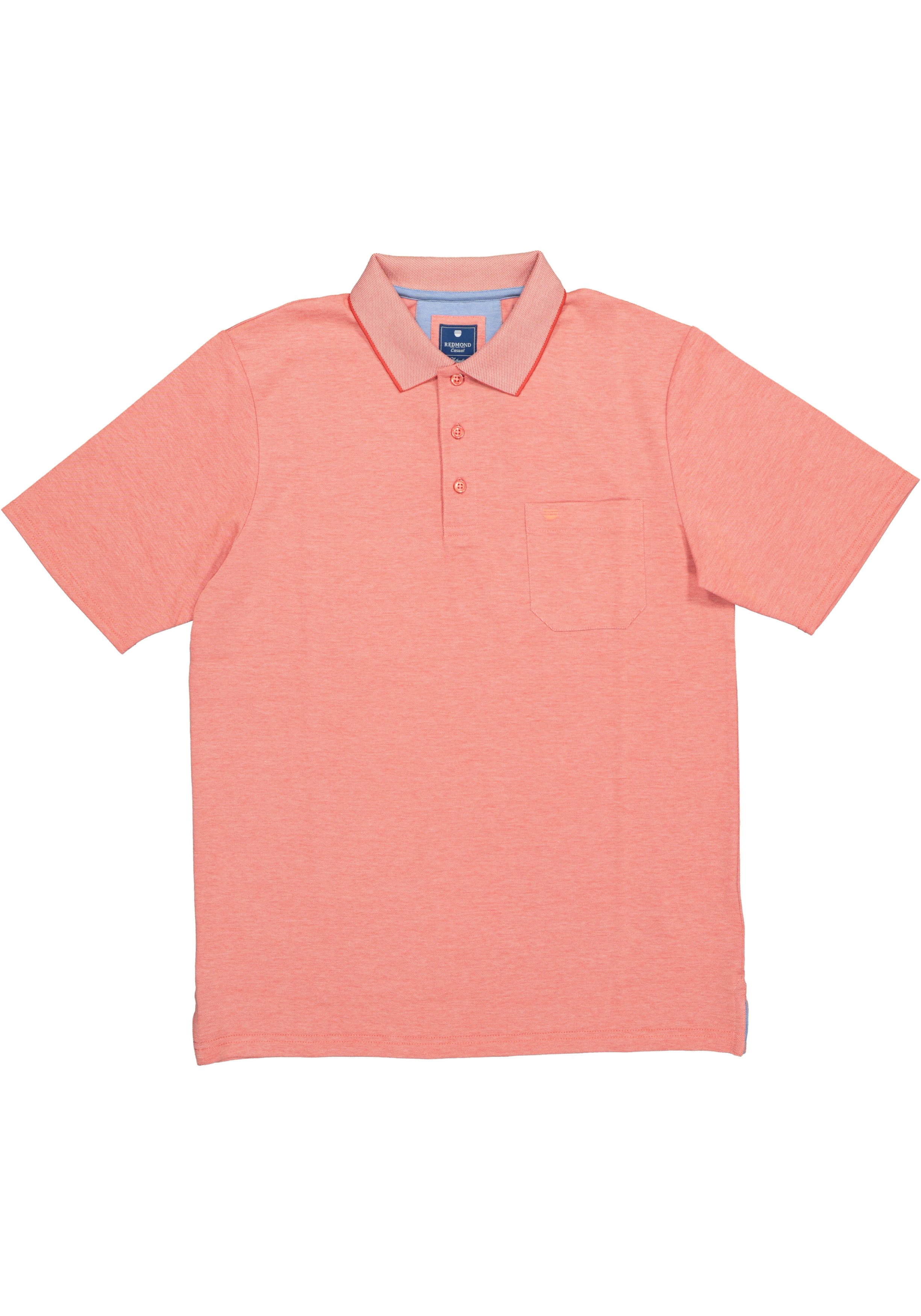 Redmond regular fit poloshirt, oranje melange