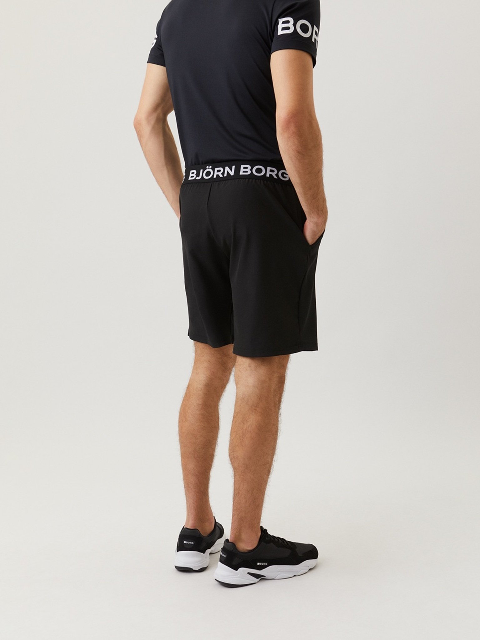 Bjorn Borg Shorts, heren broek kort, zwart