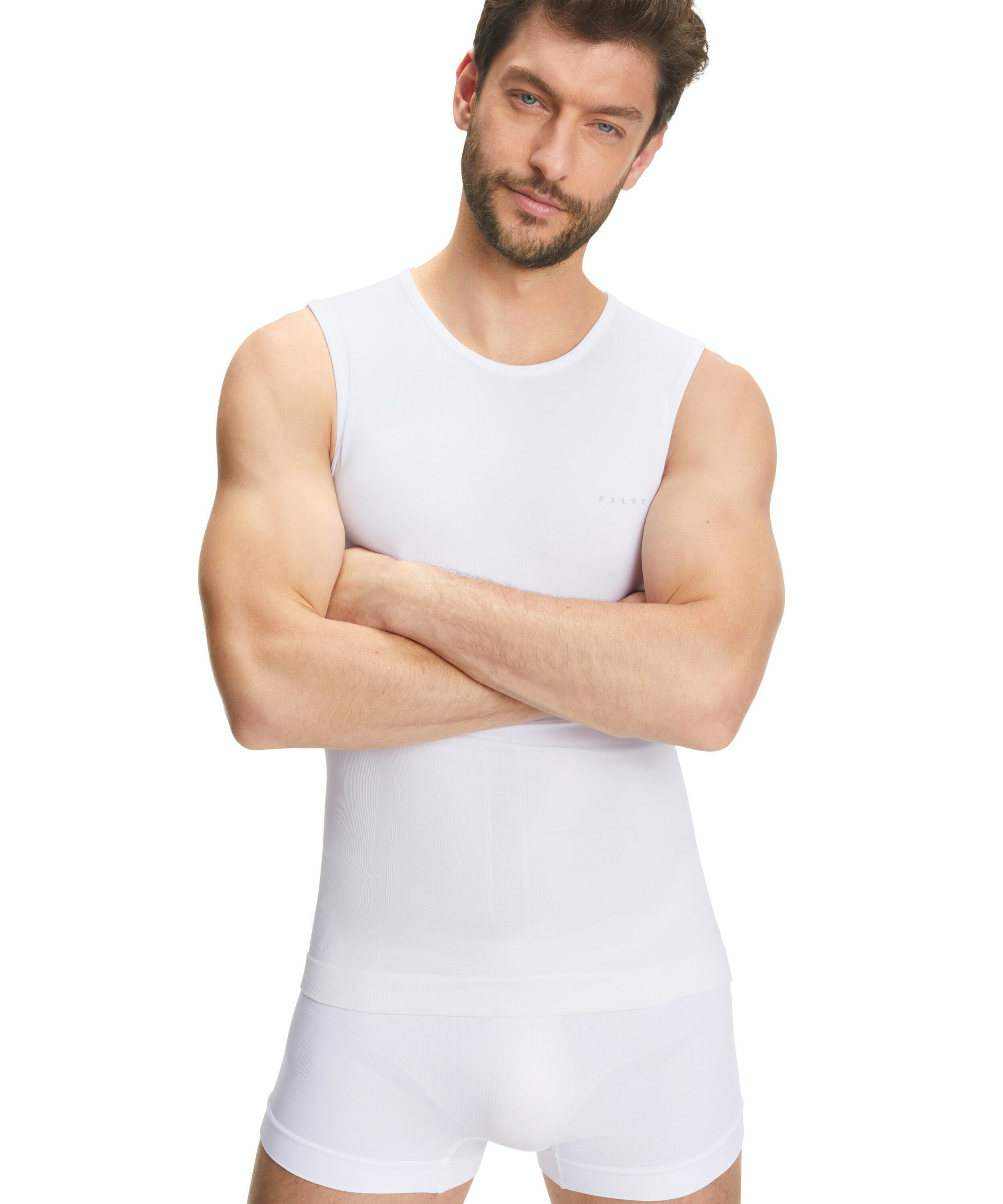 FALKE heren singlet Warm, thermoshirt, wit (white)