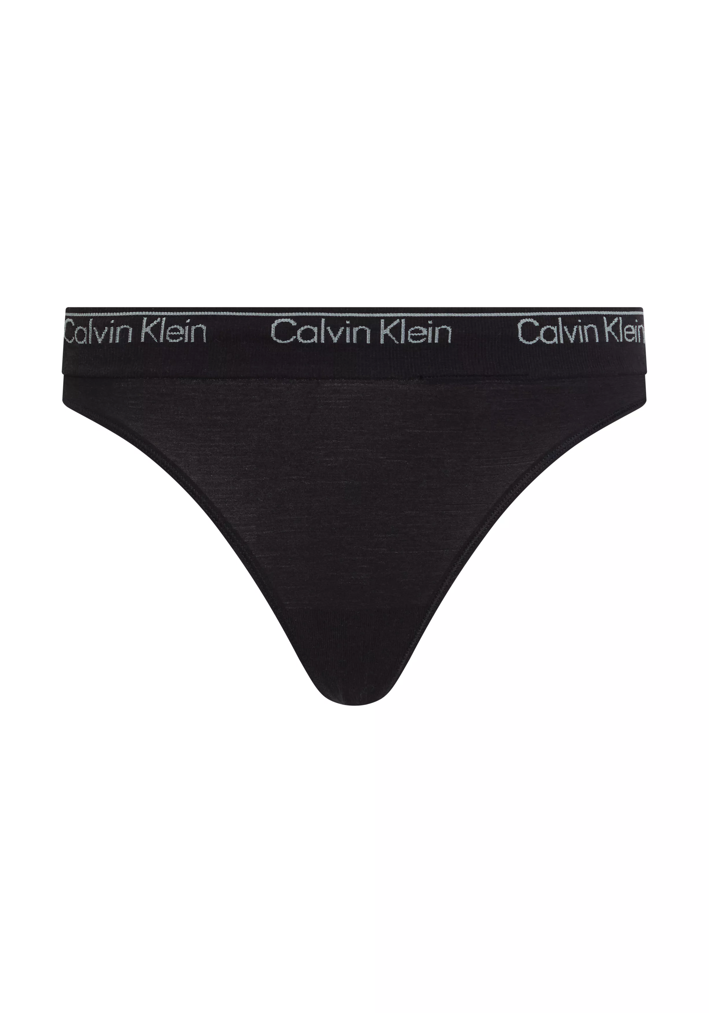 Calvin Klein dames thong (1-pack), string, zwart