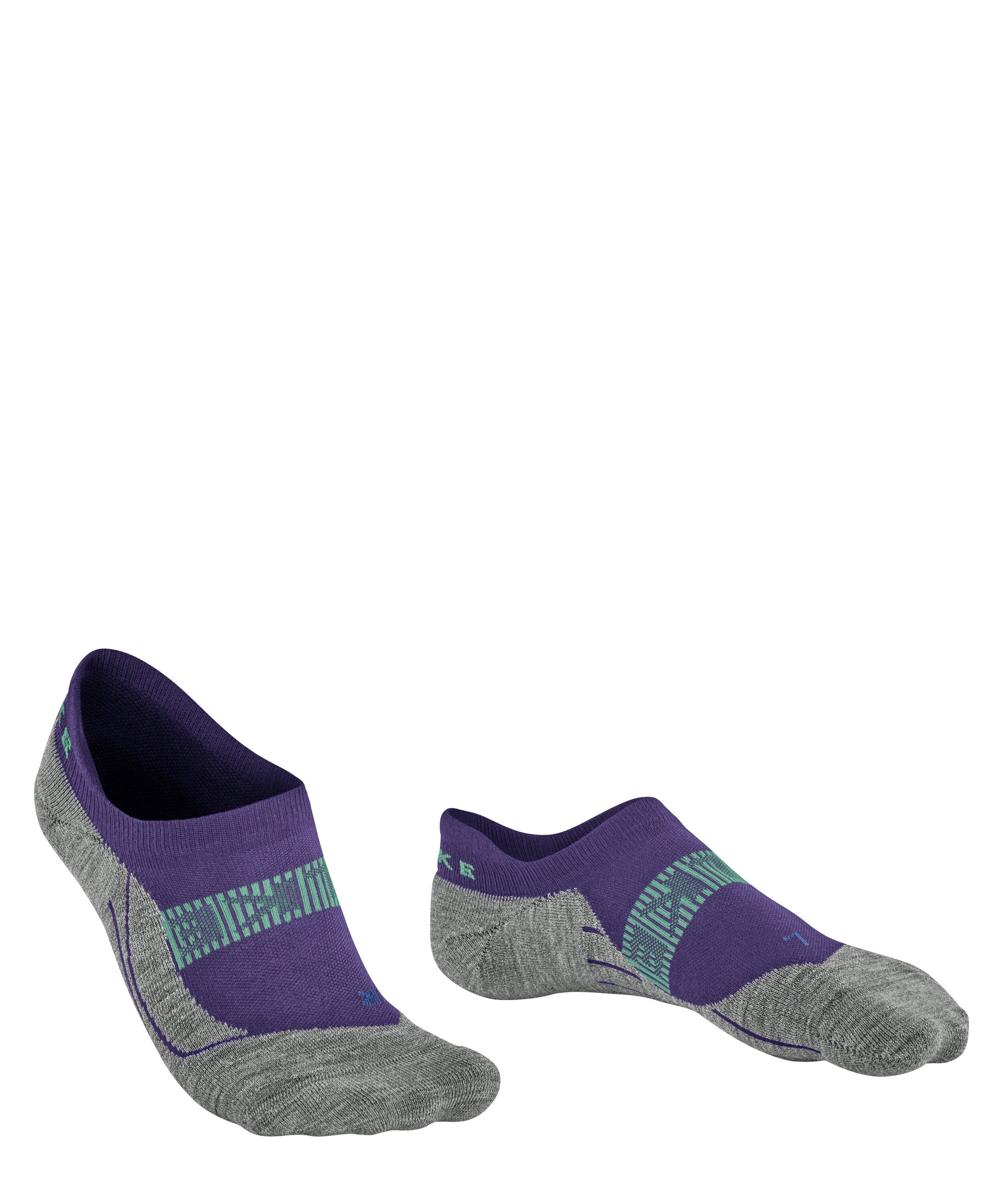 FALKE RU4 Endurance Cool Invisible dames running kousenvoetjes, paars (amethyst)