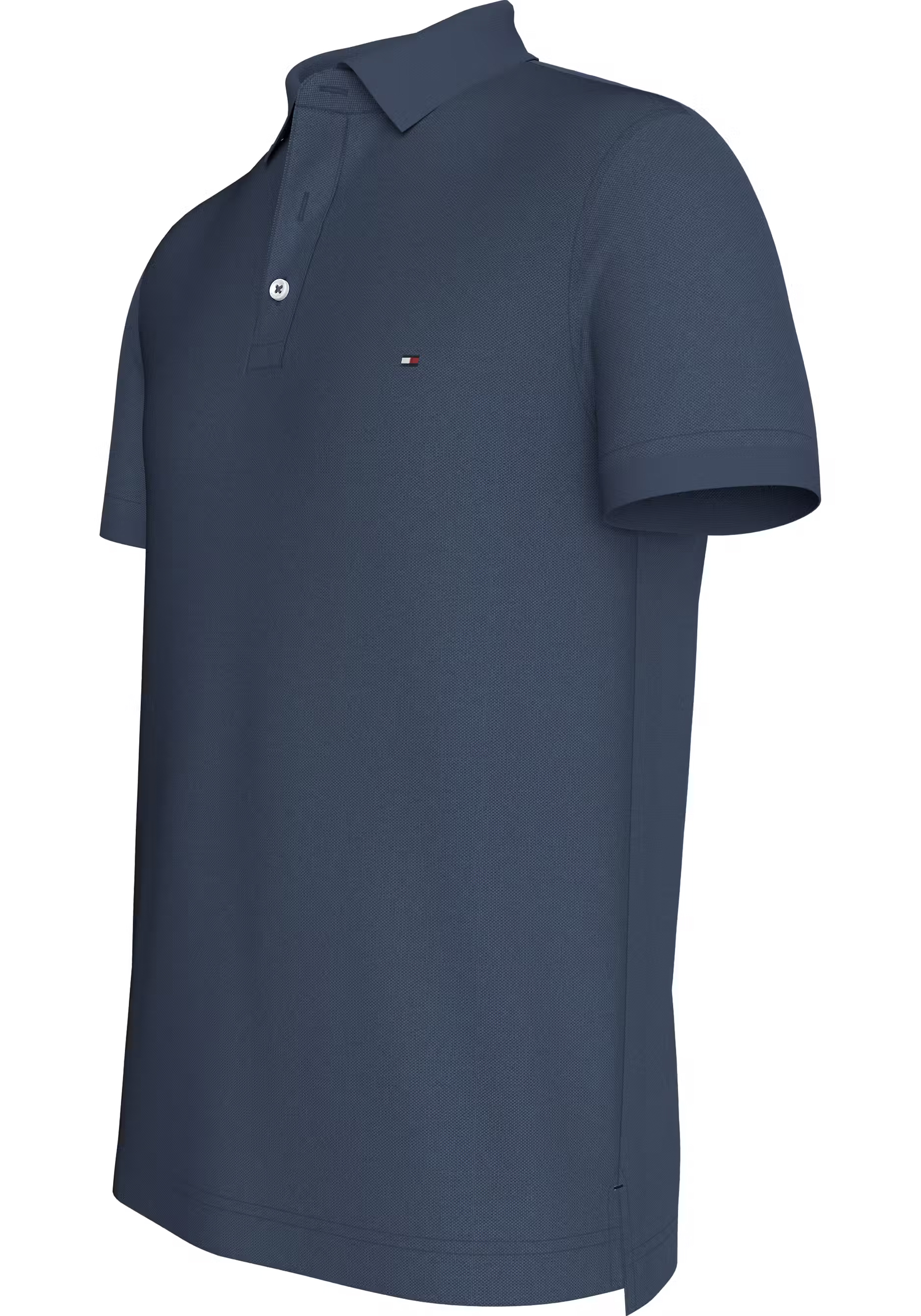 Tommy Hilfiger 1985 Slim Polo, heren poloshirt, blauw