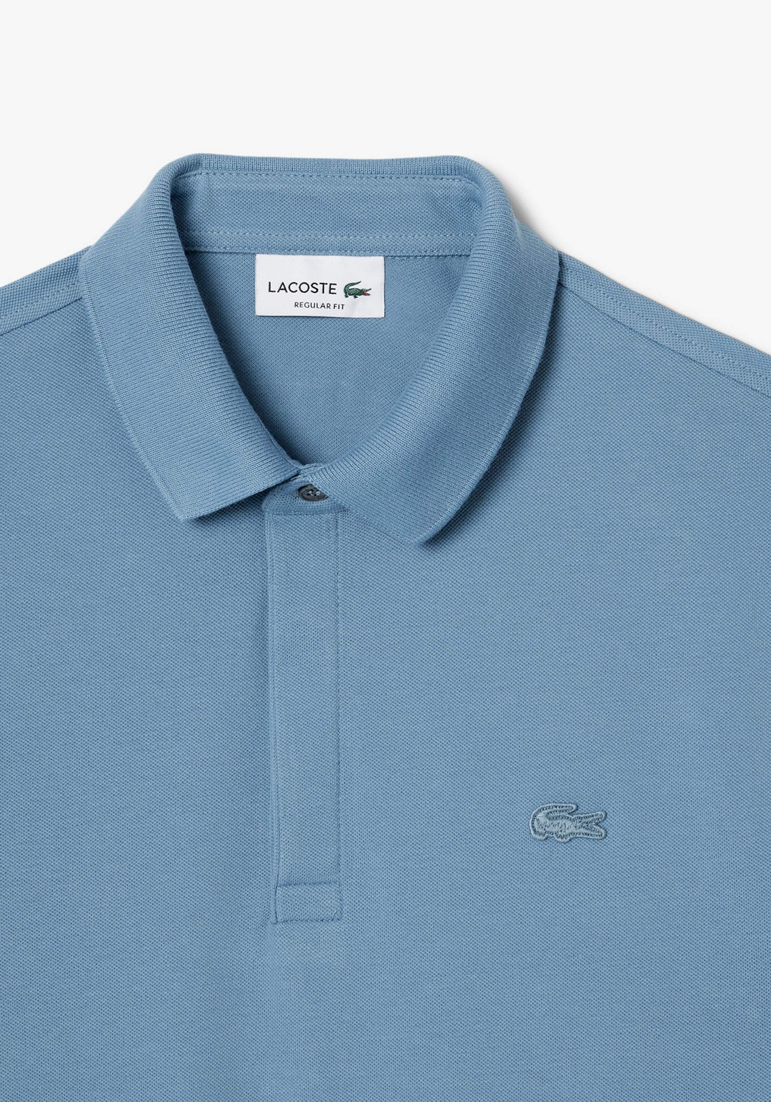 Lacoste Paris Stretch Pique Polo Regular Fit, leisteen blauw grijs