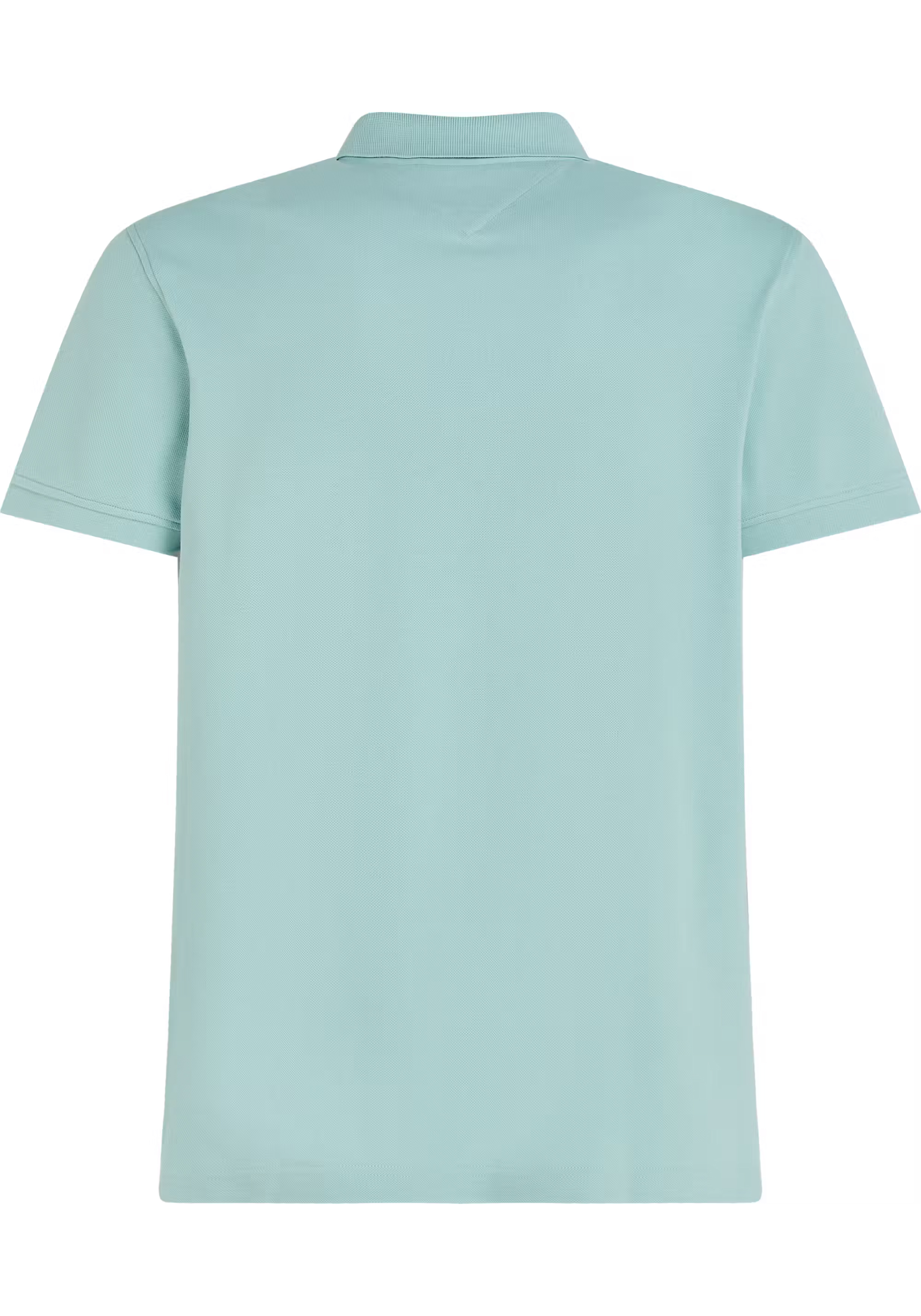 Tommy Hilfiger 1985 Slim Polo, heren poloshirt, licht aqua