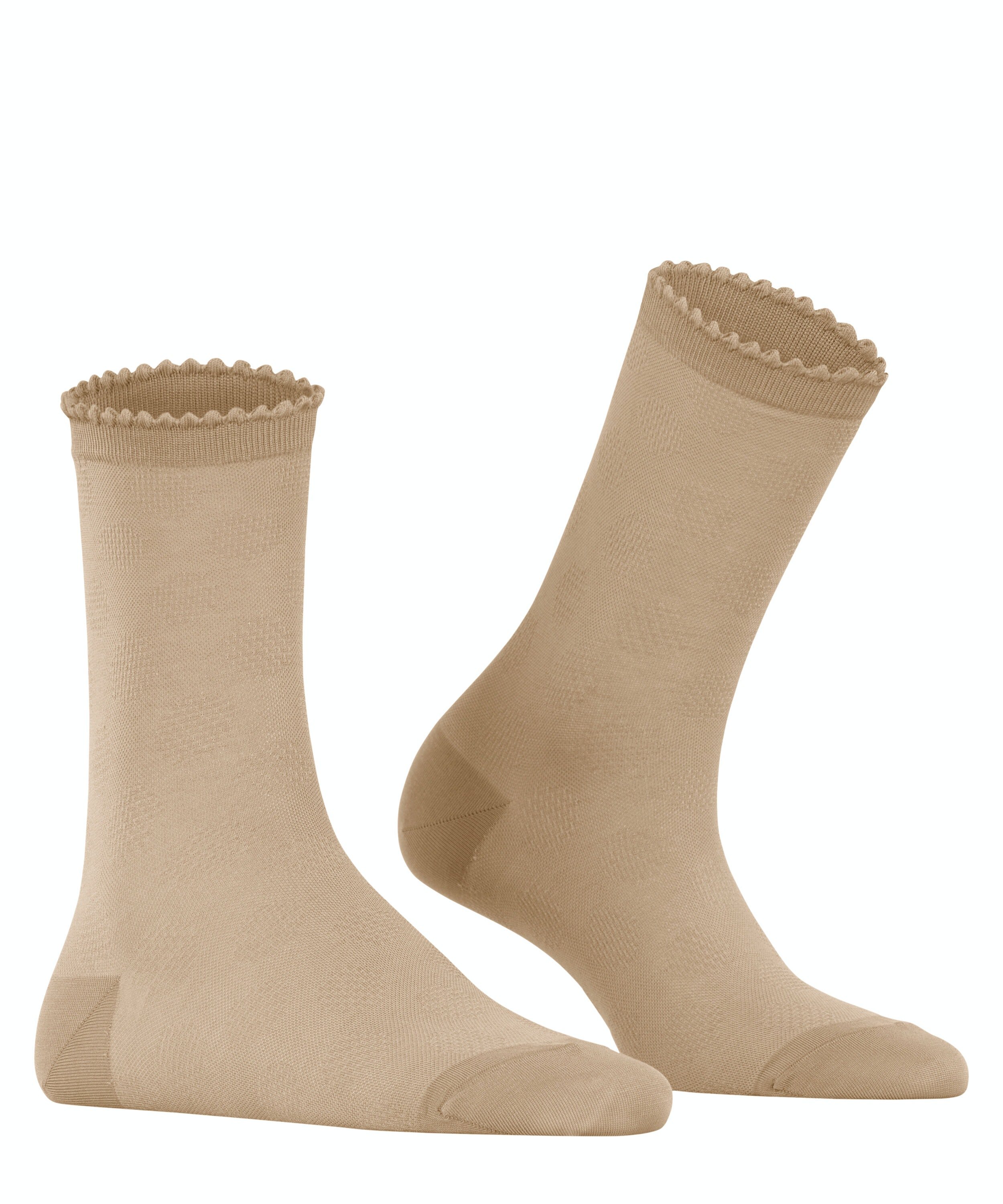 FALKE Bold Dot damessokken, beige (camel)