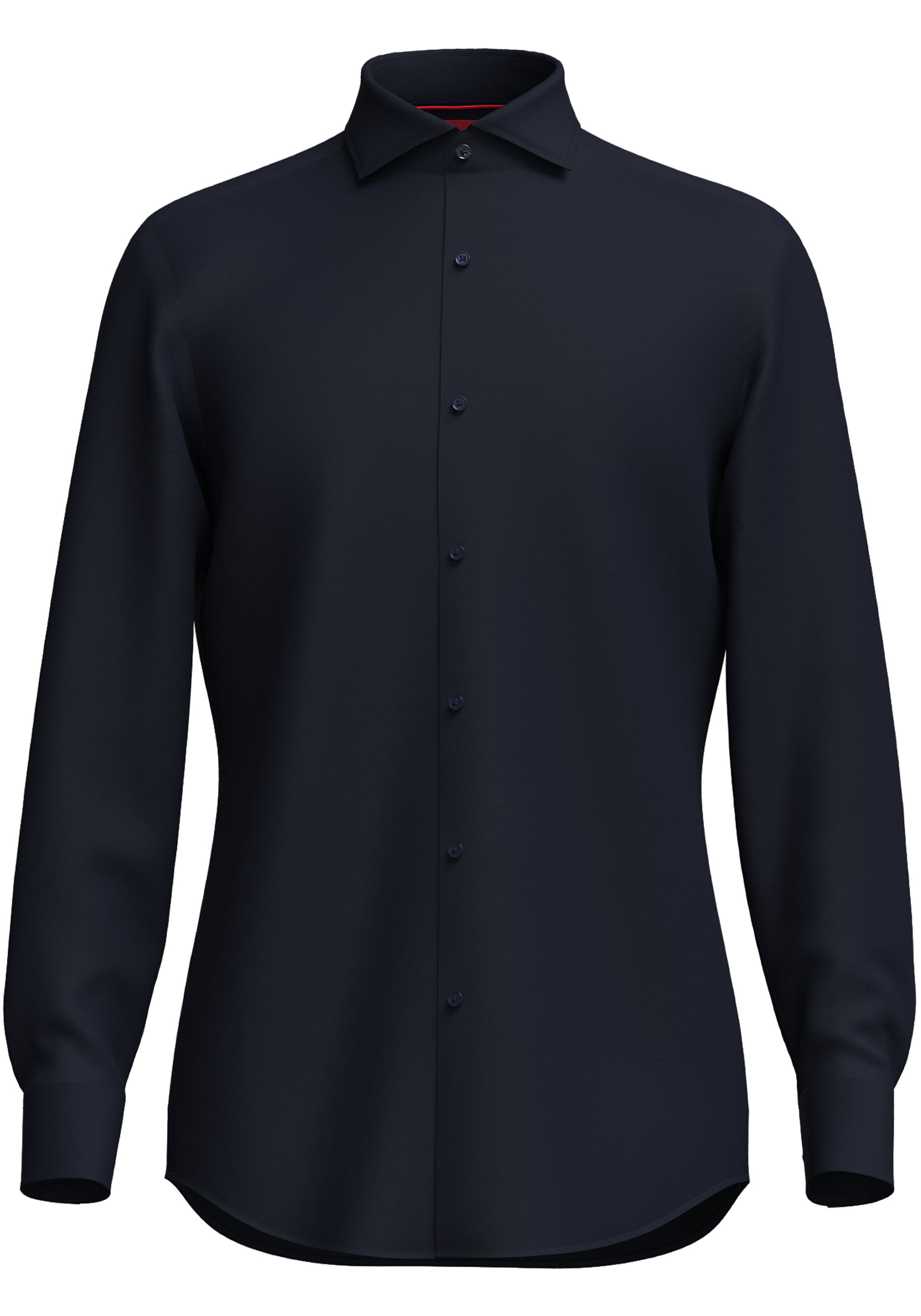 HUGO Kason slim fit overhemd, twill, blauw