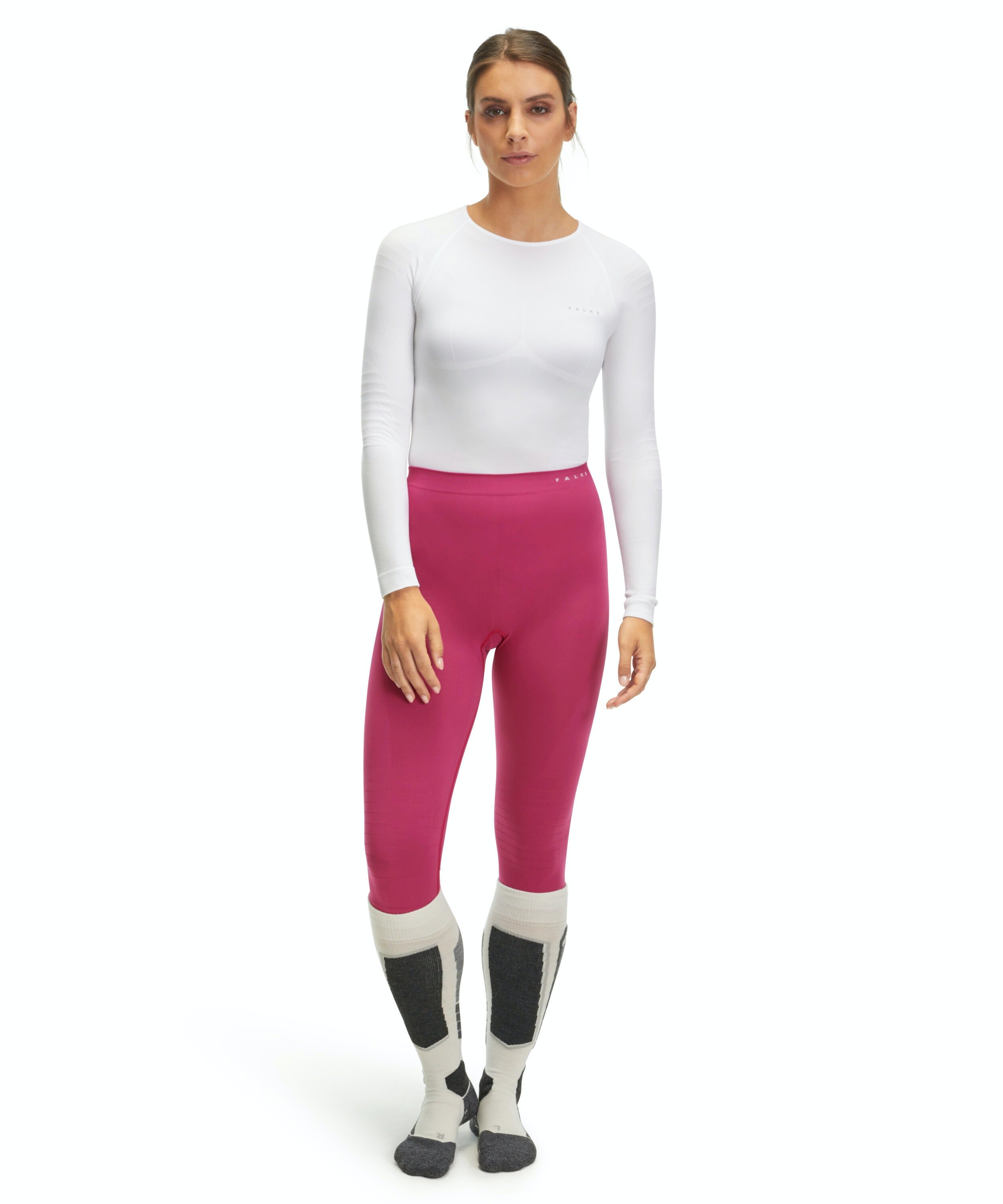 FALKE dames 3/4 tights Warm, thermobroek, lichtpaars (radiant orchid)