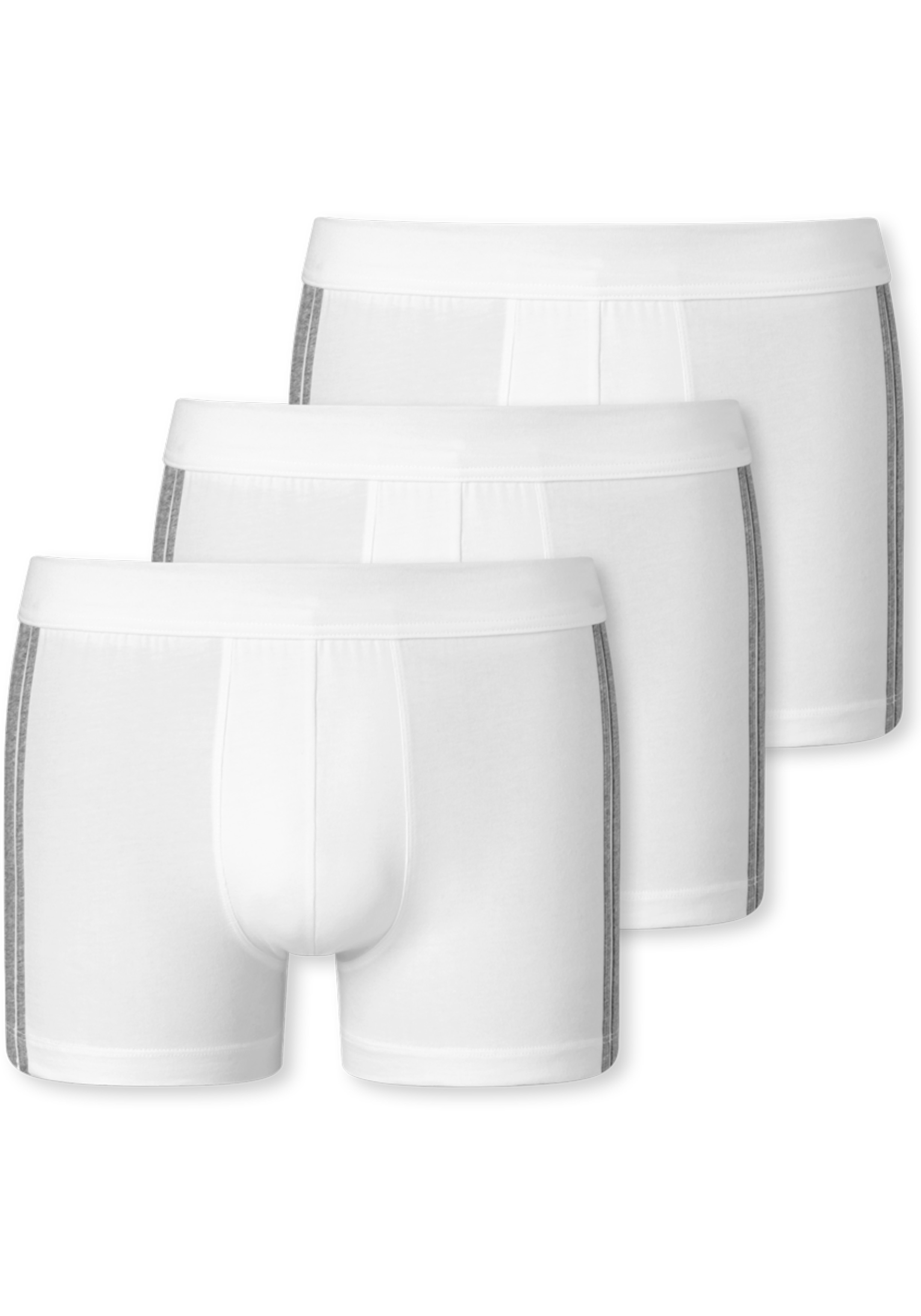 SCHIESSER 95/5 Stretch shorts (3-pack), wit