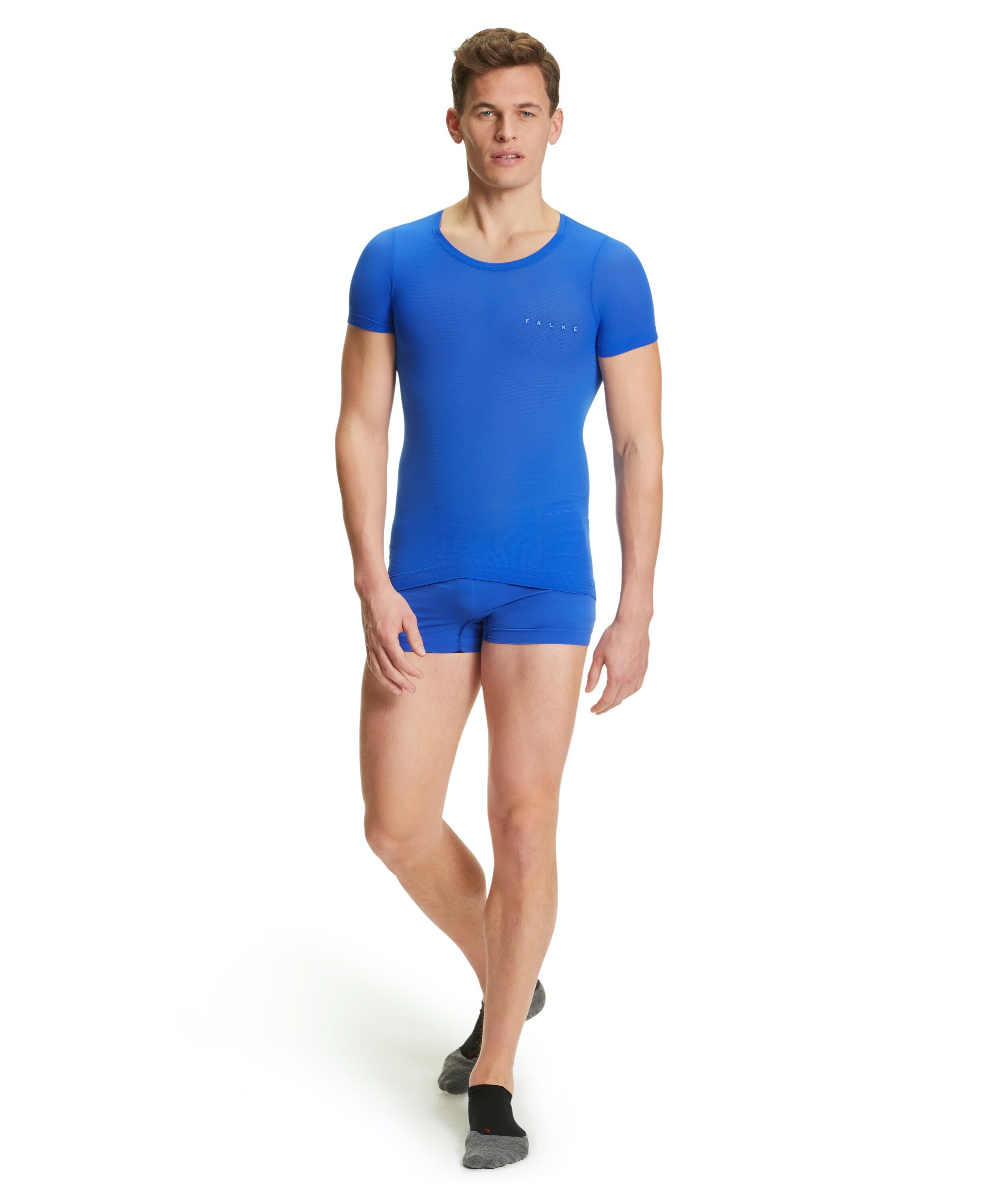 FALKE heren T-shirt Ultralight Cool, thermoshirt, blauw (yve)