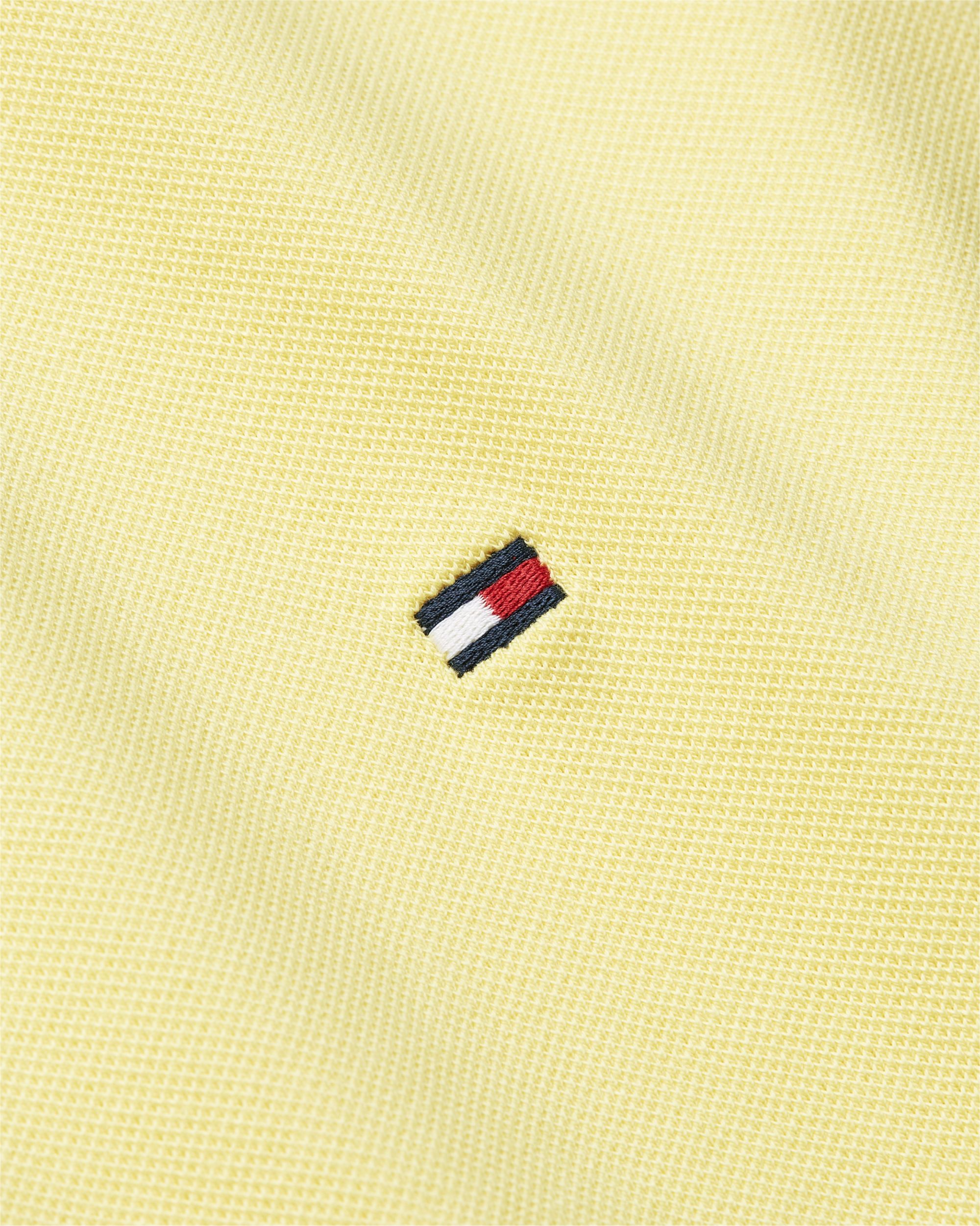 Tommy Hilfiger 1985 Slim Polo, heren poloshirt, lichgeel