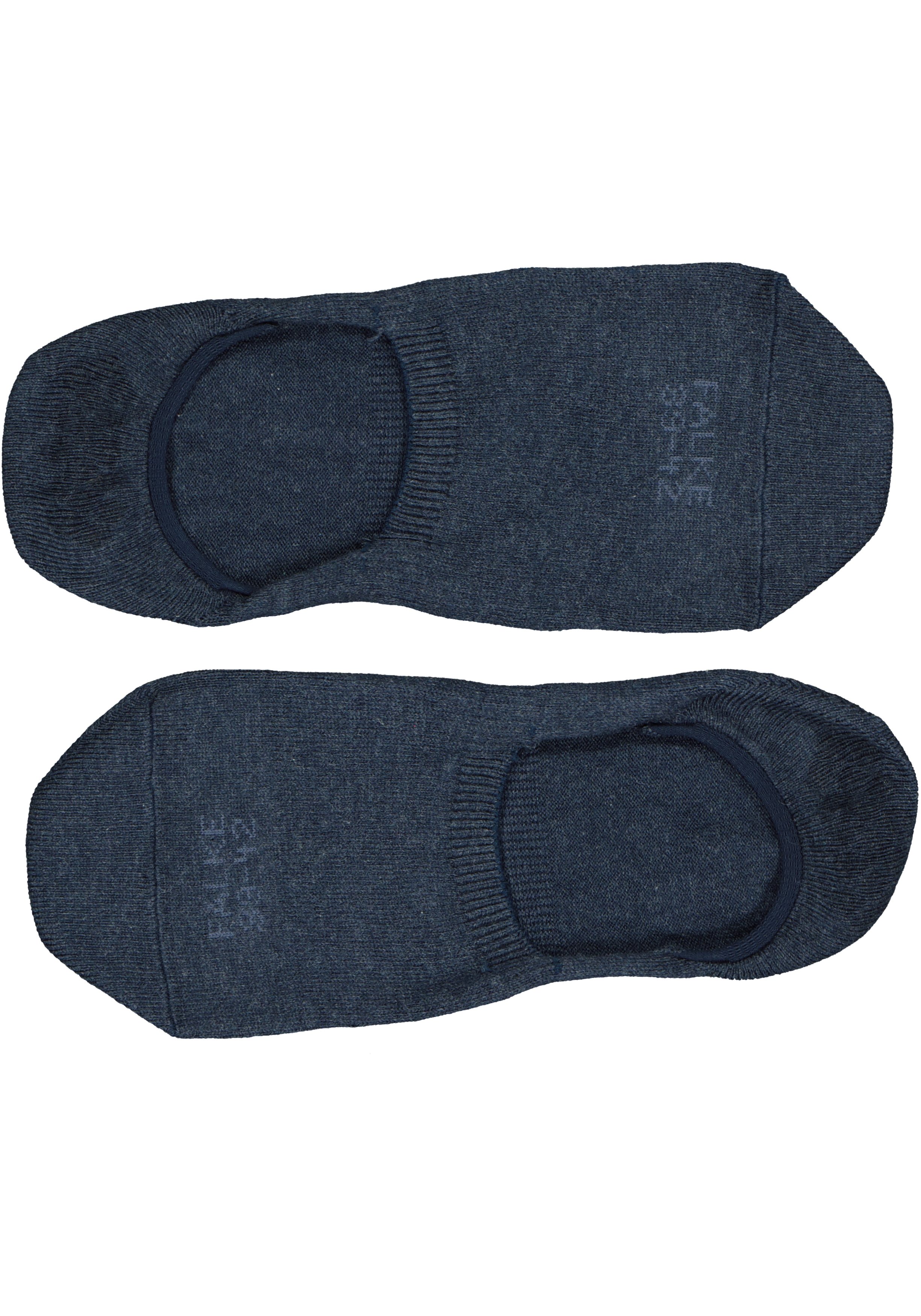 FALKE Family heren invisible sokken, blauw melange (navy melange)