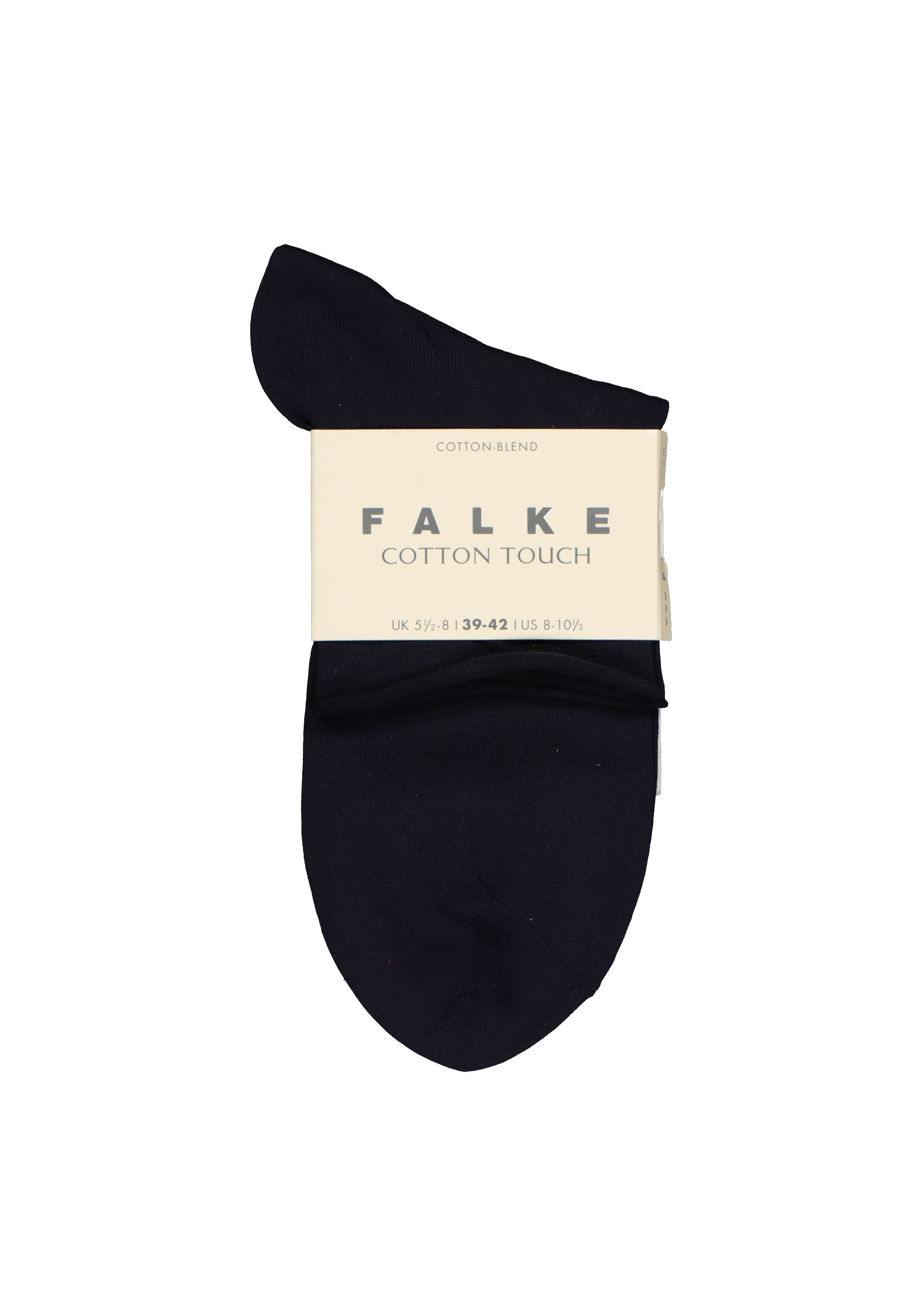 FALKE Cotton Touch korte damessokken, katoen, donker marine blauw (dark navy)