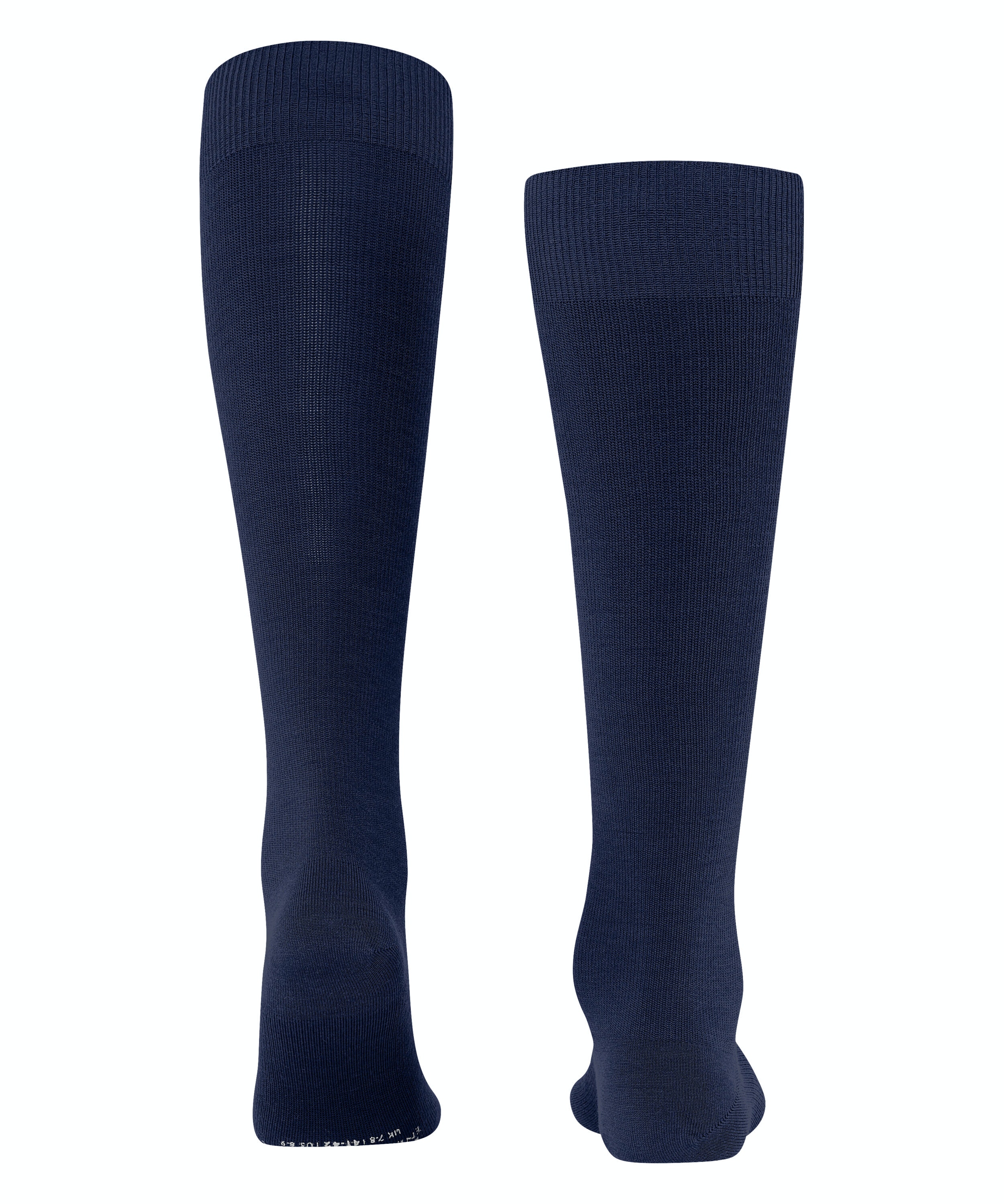 FALKE Energizing Wool heren kniekousen, blauw (deep blue)