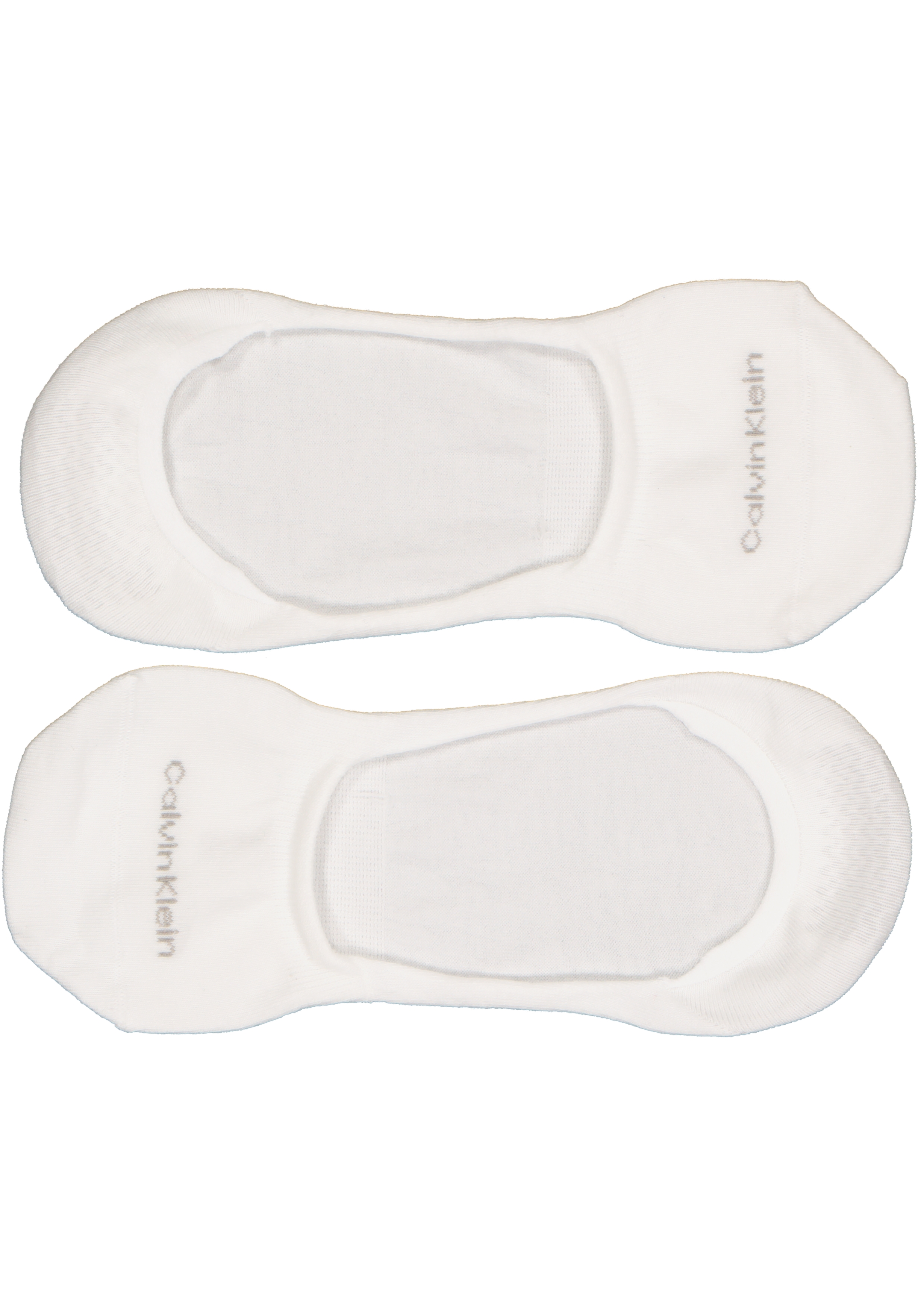 Calvin Klein Luca herensokken (2-pack), onzichtbare sneakersokken, wit