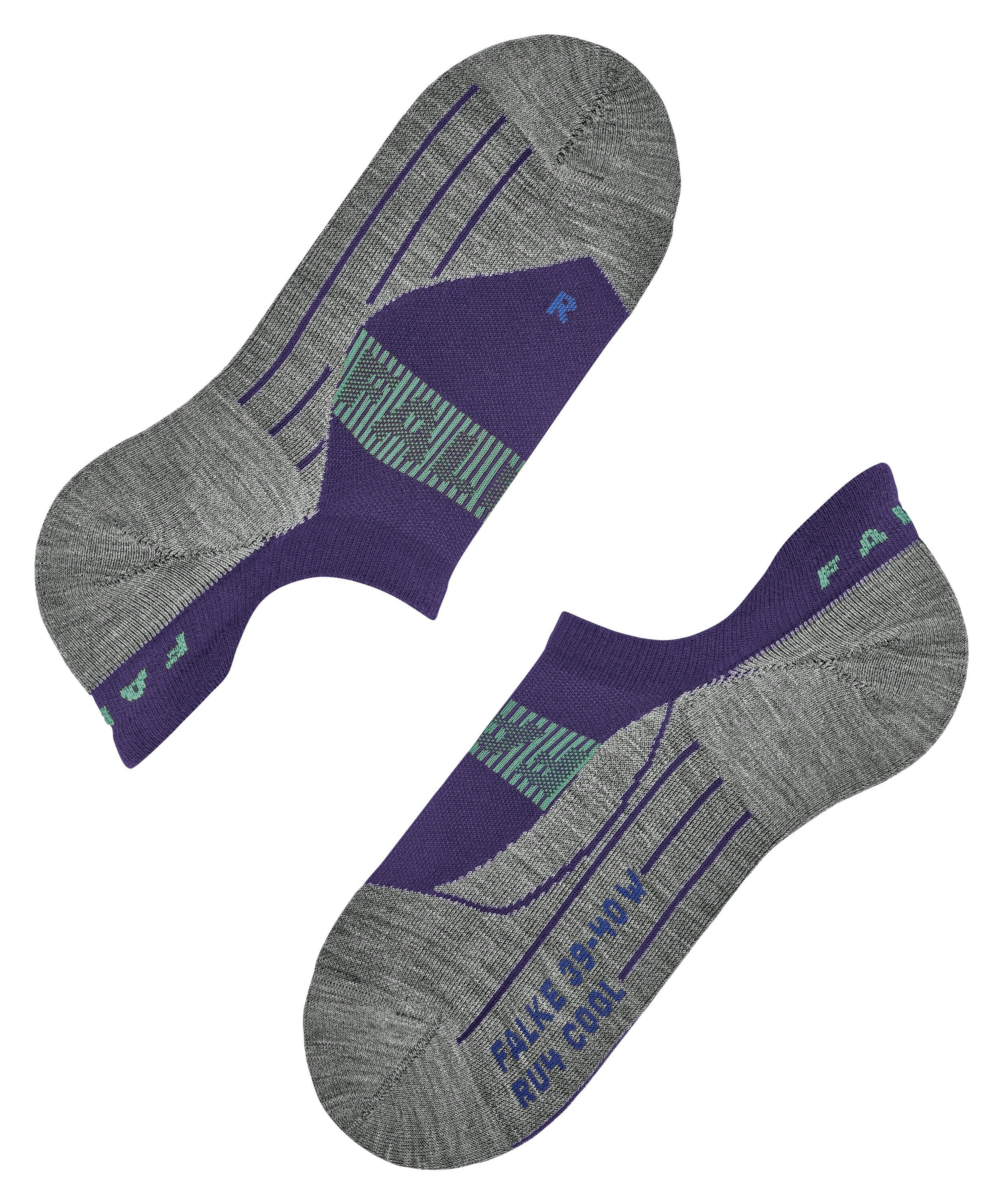 FALKE RU4 Endurance Cool Invisible dames running kousenvoetjes, paars (amethyst)