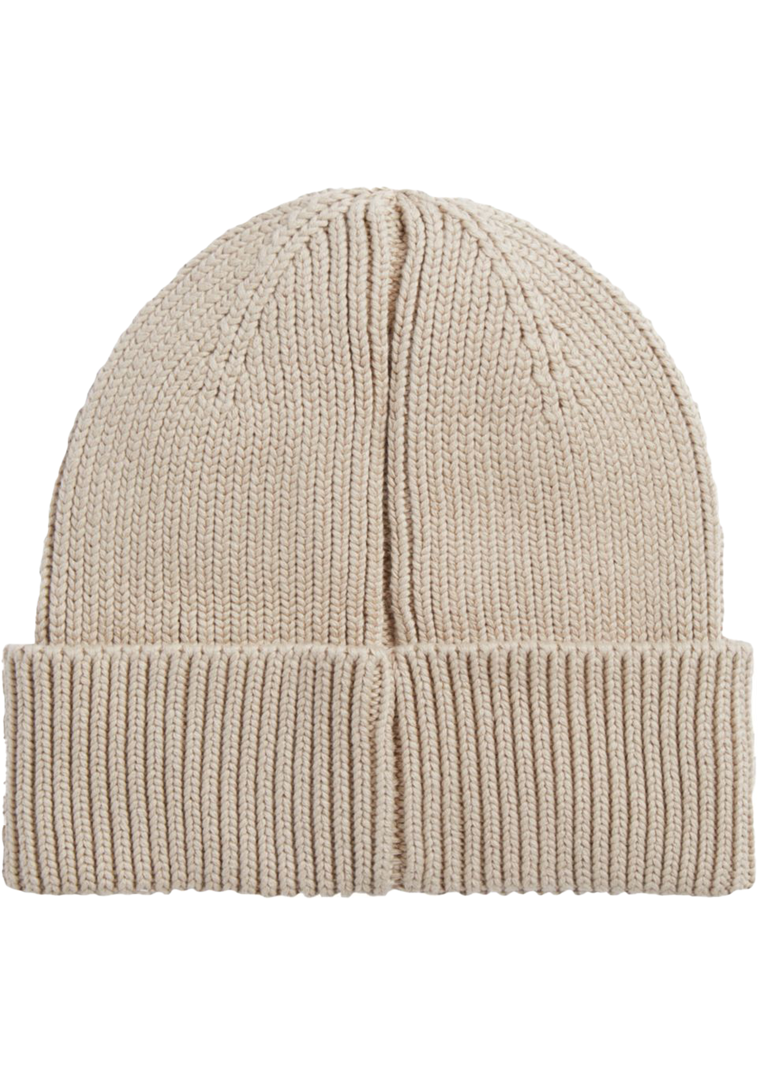 Calvin Klein muts, institutional patch beanie, beige