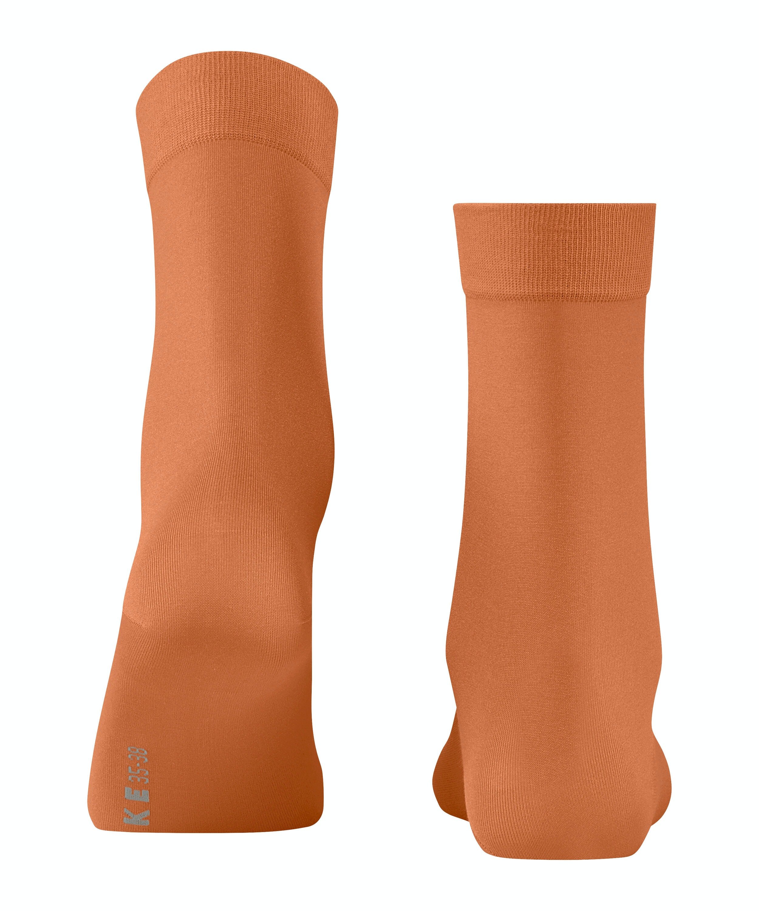 FALKE Cotton Touch damessokken, oranje (tandoori)