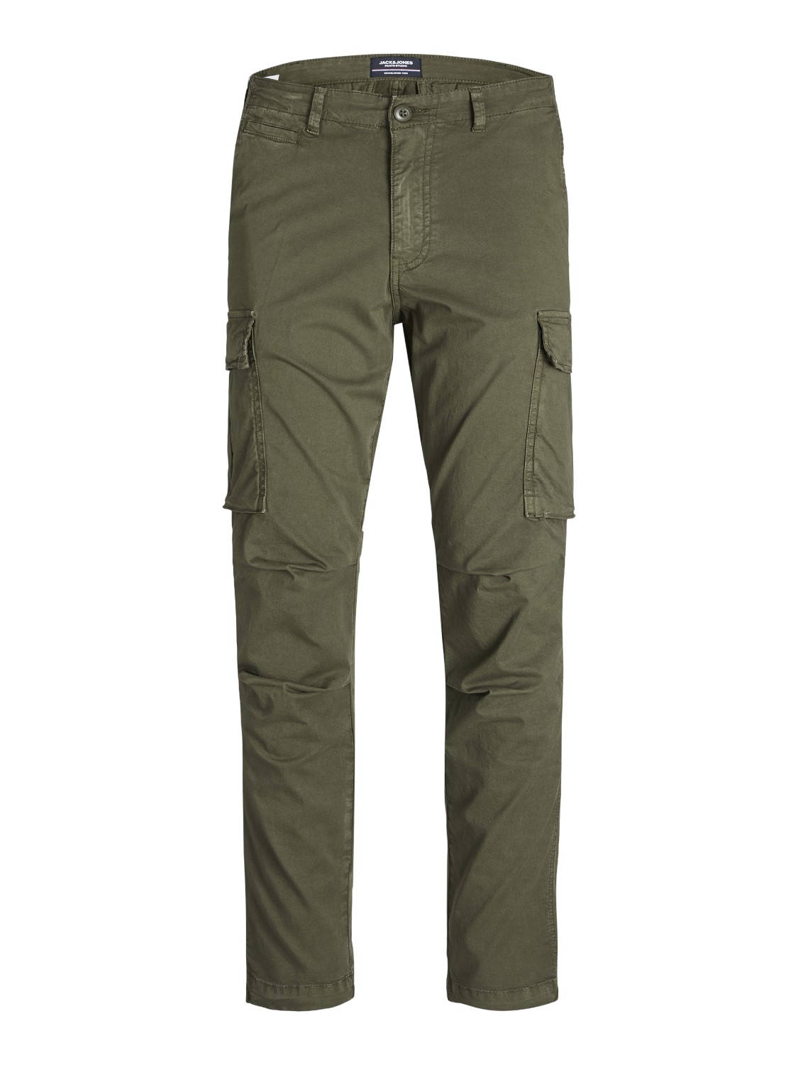 JACK & JONES Ace Tucker Cargoa loose fit, heren cargo broek, groen