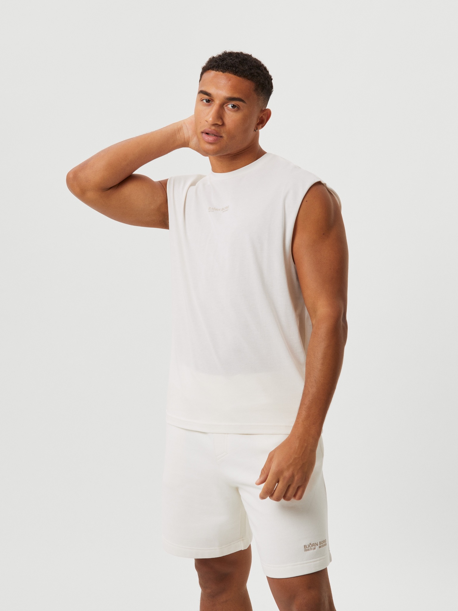 Bjorn Borg sleeveless T-shirt, off white