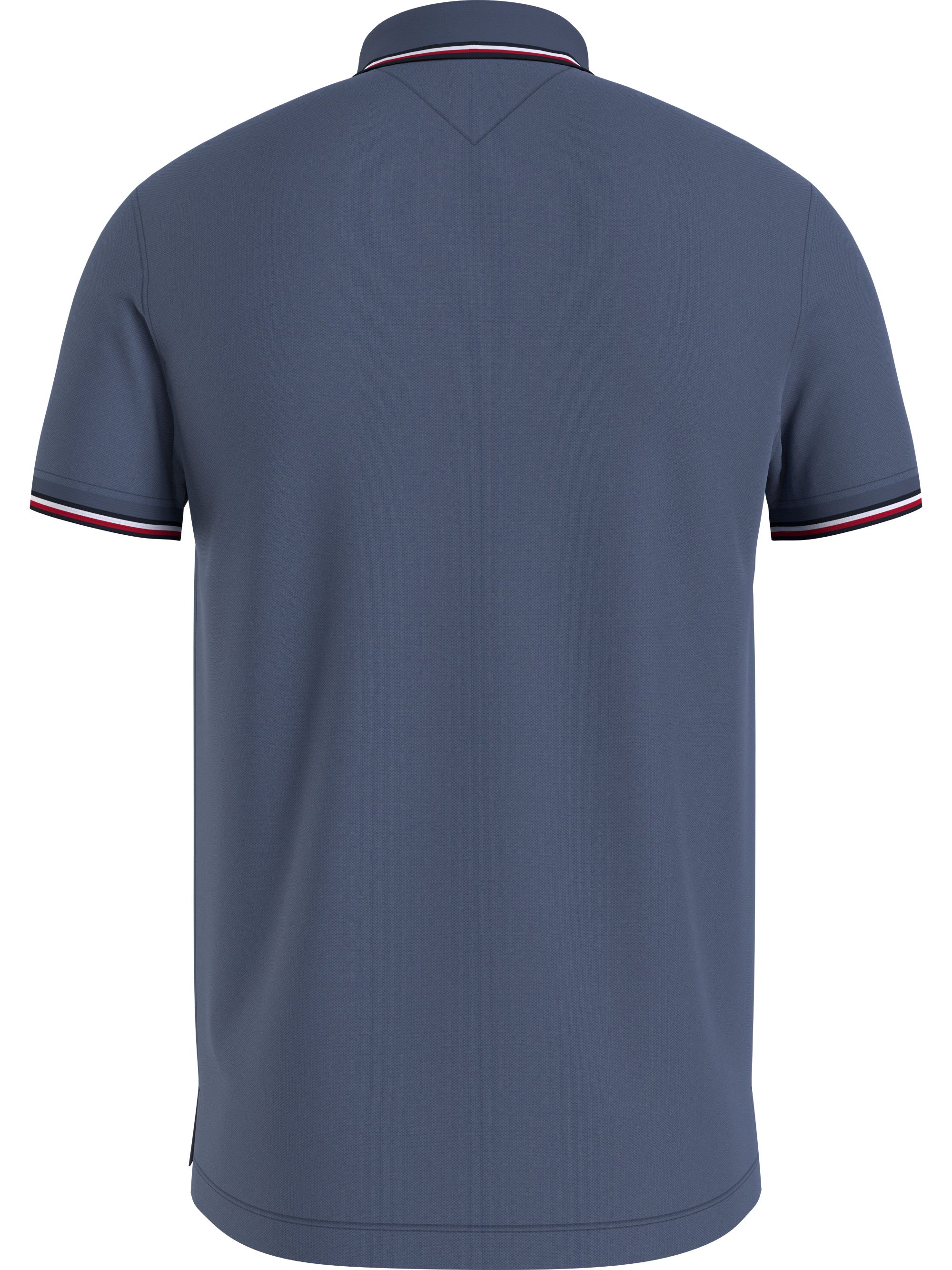 Tommy Hilfiger 1985 Rwb Tipped Slim Polo, heren poloshirt, jeansblauw