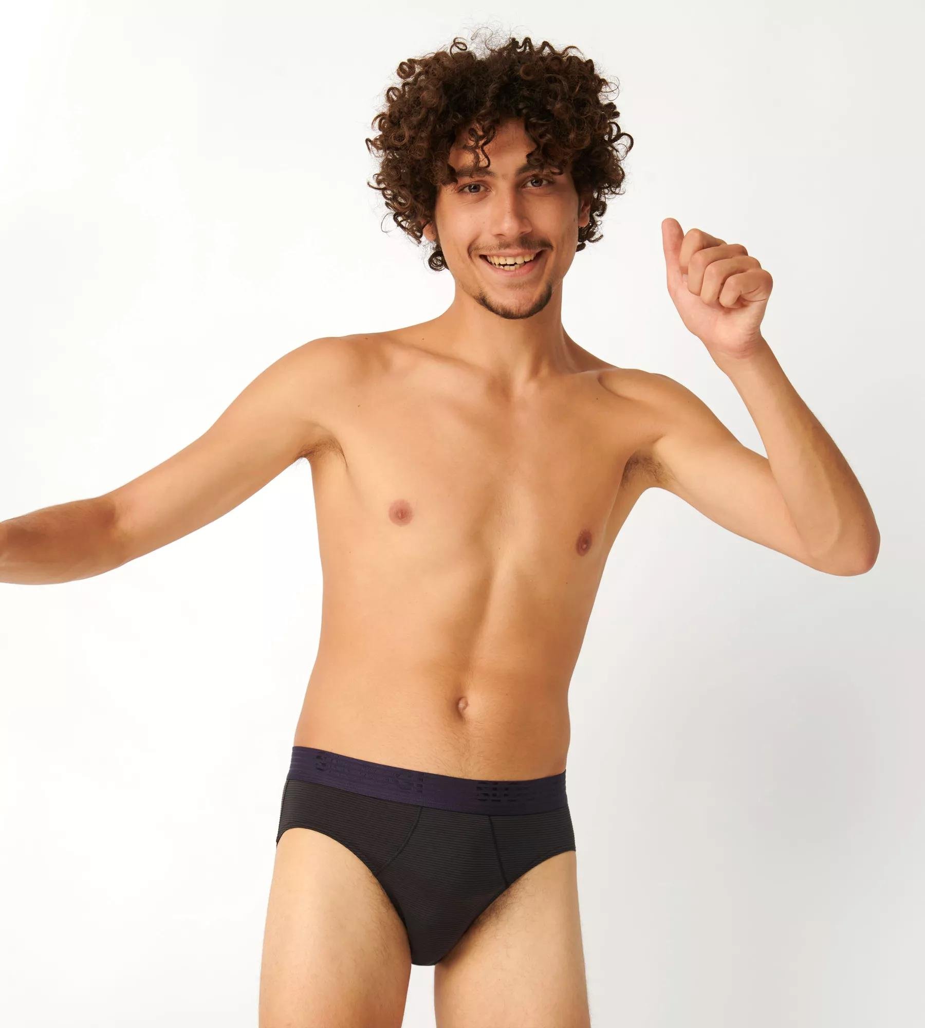 Sloggi Men EVER Cool Brief, heren slip met smalle zijkanten (2-pack), zwart