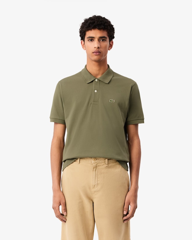 Lacoste Classic Fit polo, kaki groen