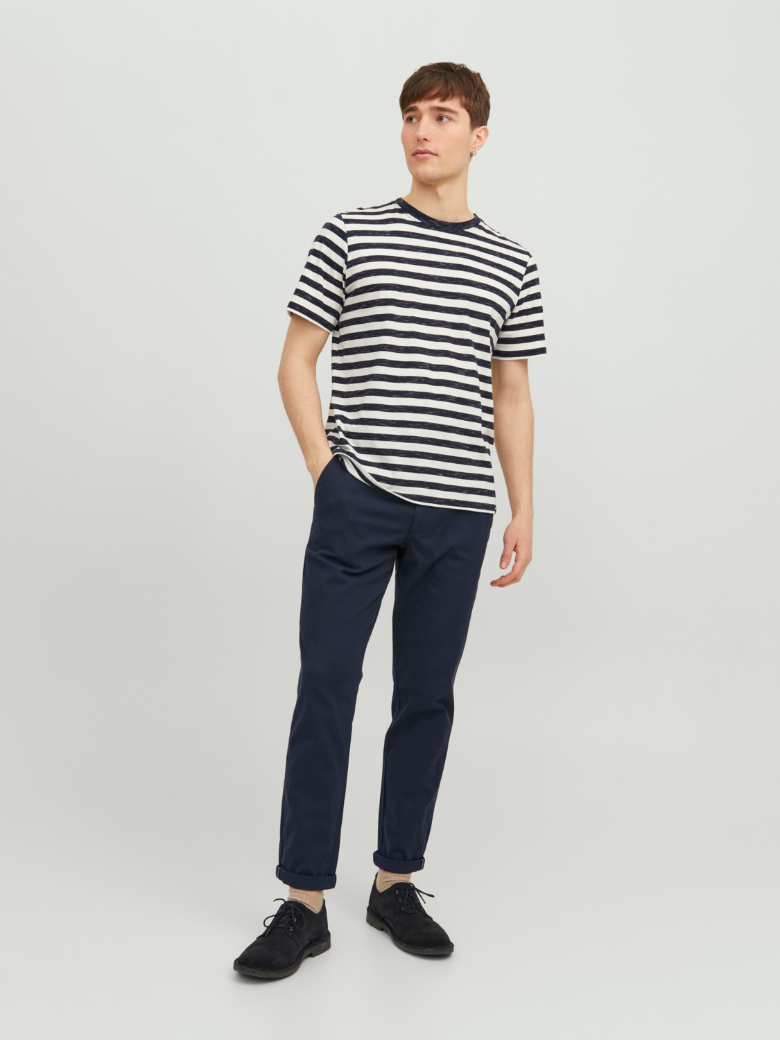 JACK & JONES Marco Fury slim fit, heren chino, blauw