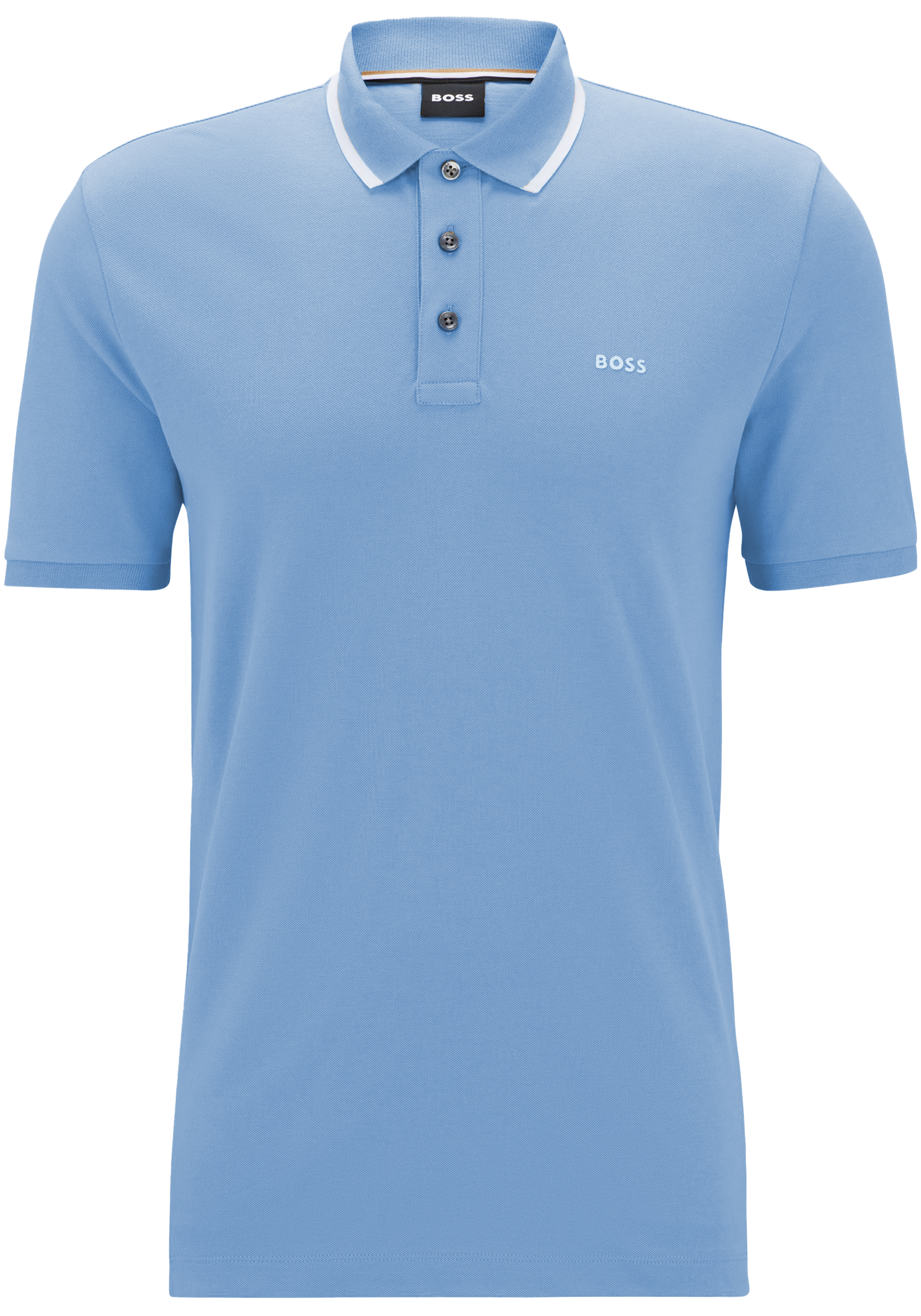 BOSS Parlay regular fit polo, pique, kobalt blauw