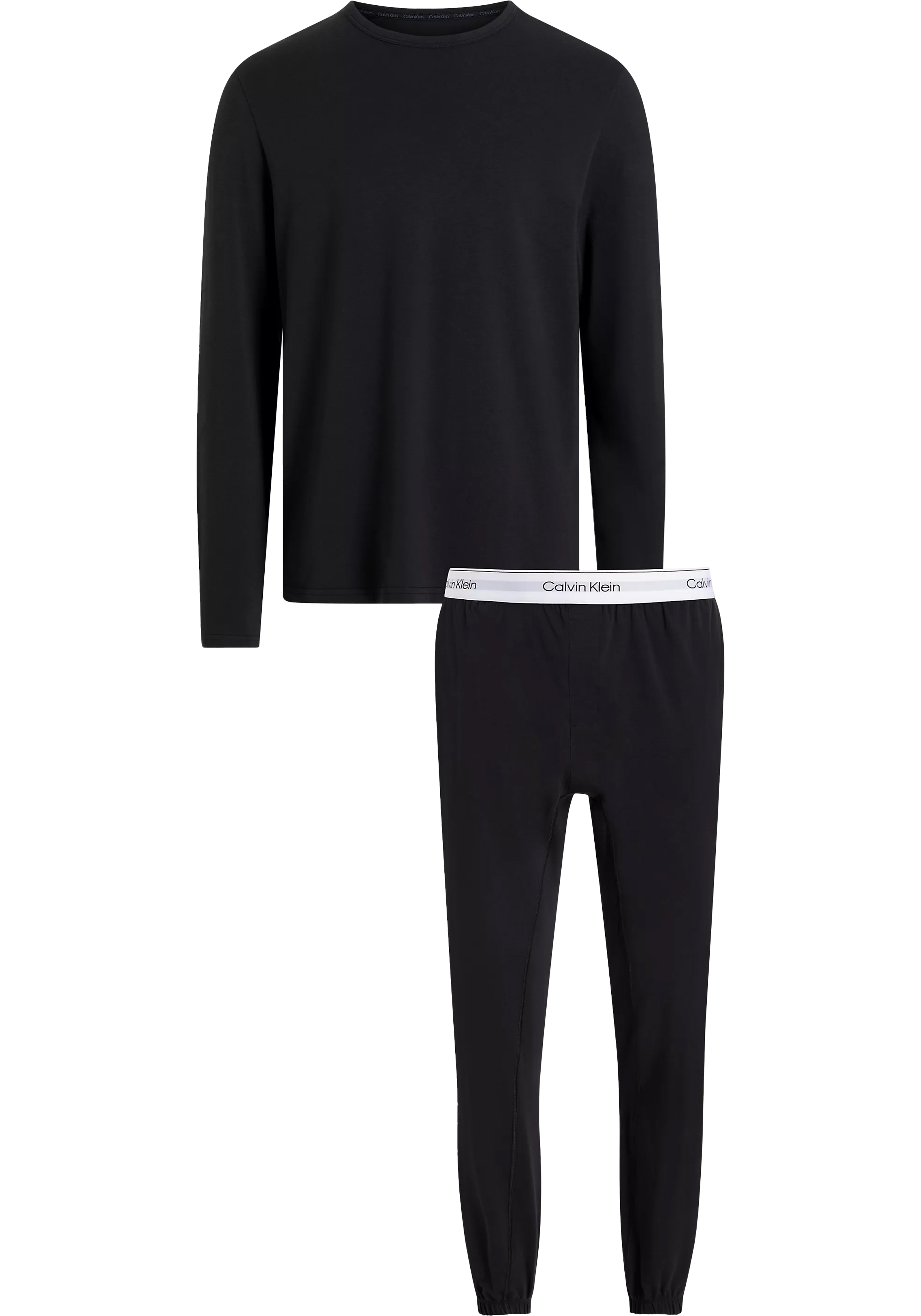 Calvin Klein heren pyjama O-hals, zwart