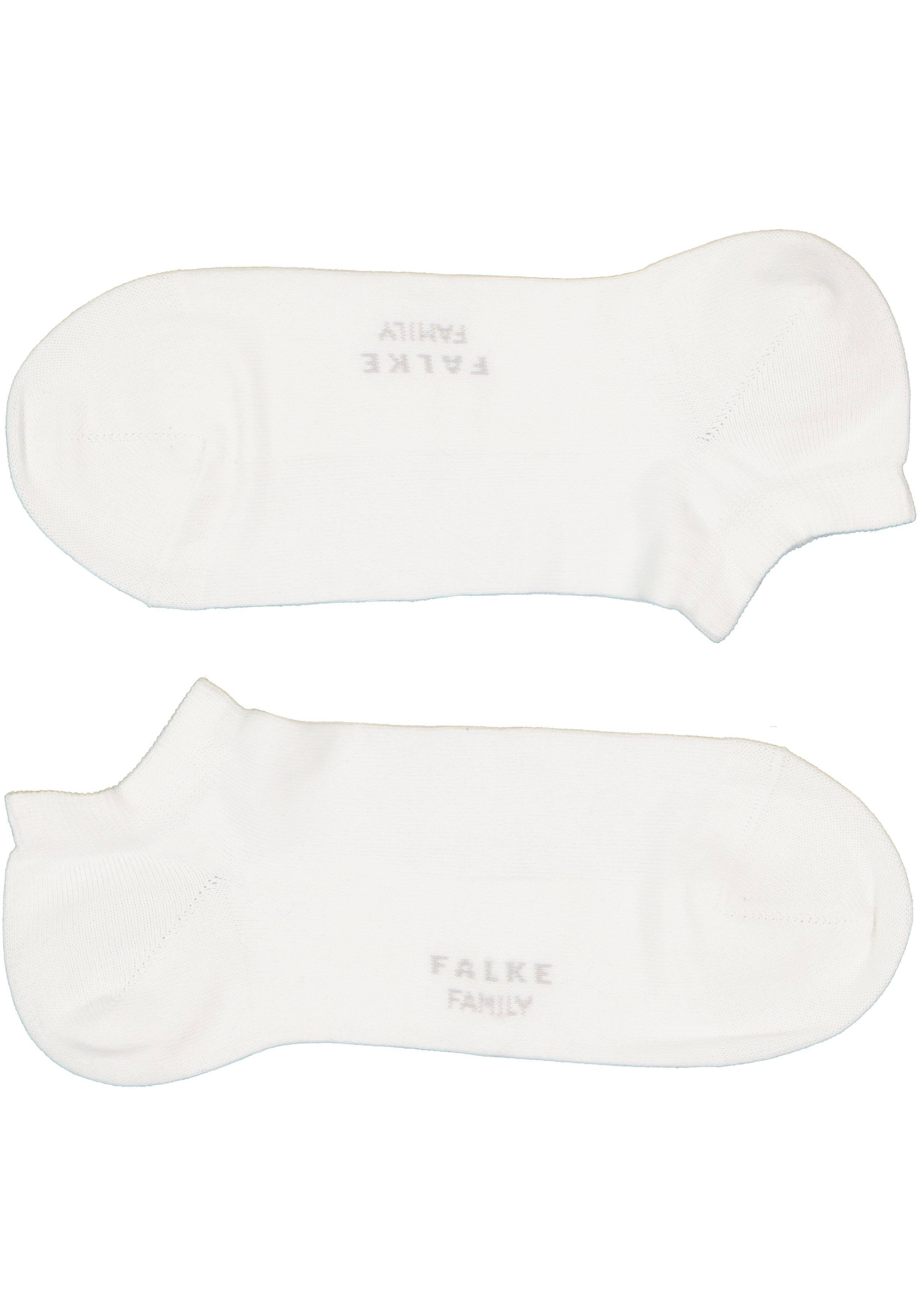 FALKE Family heren enkelsokken, wit (white)