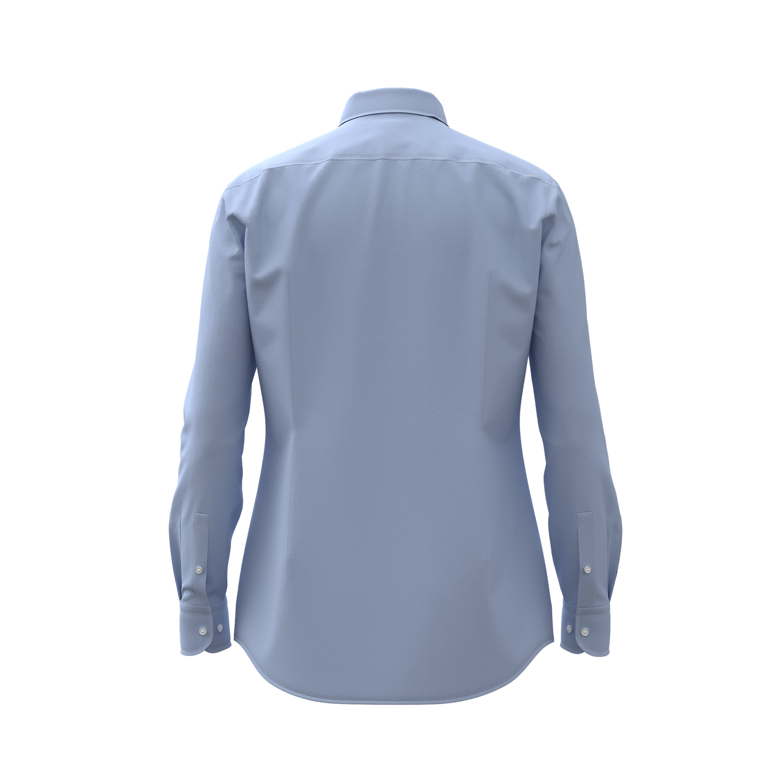 BOSS Hank slim fit overhemd, popeline, blauw