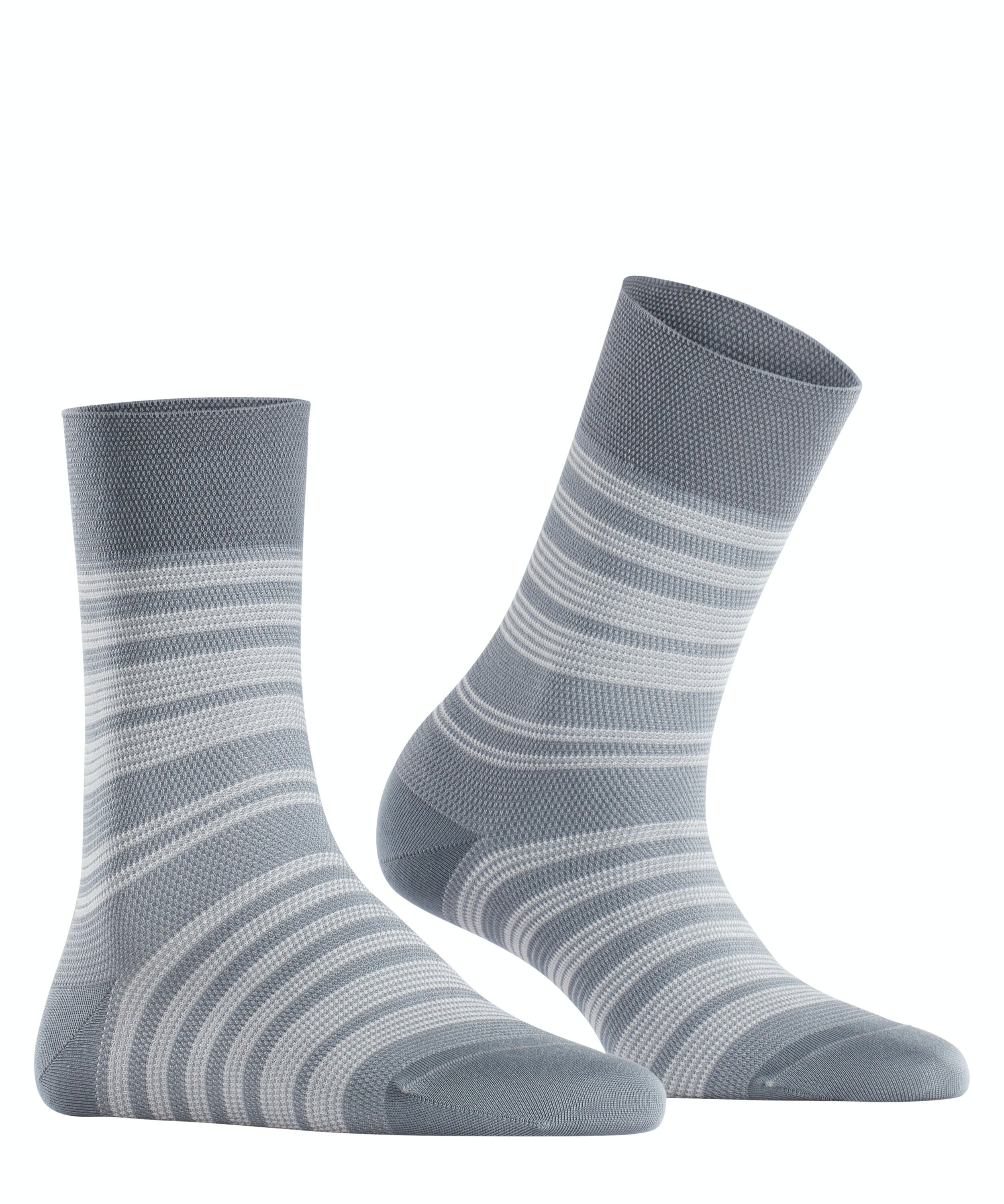 FALKE Sunset Stripe damessokken, blauw (blue smog)