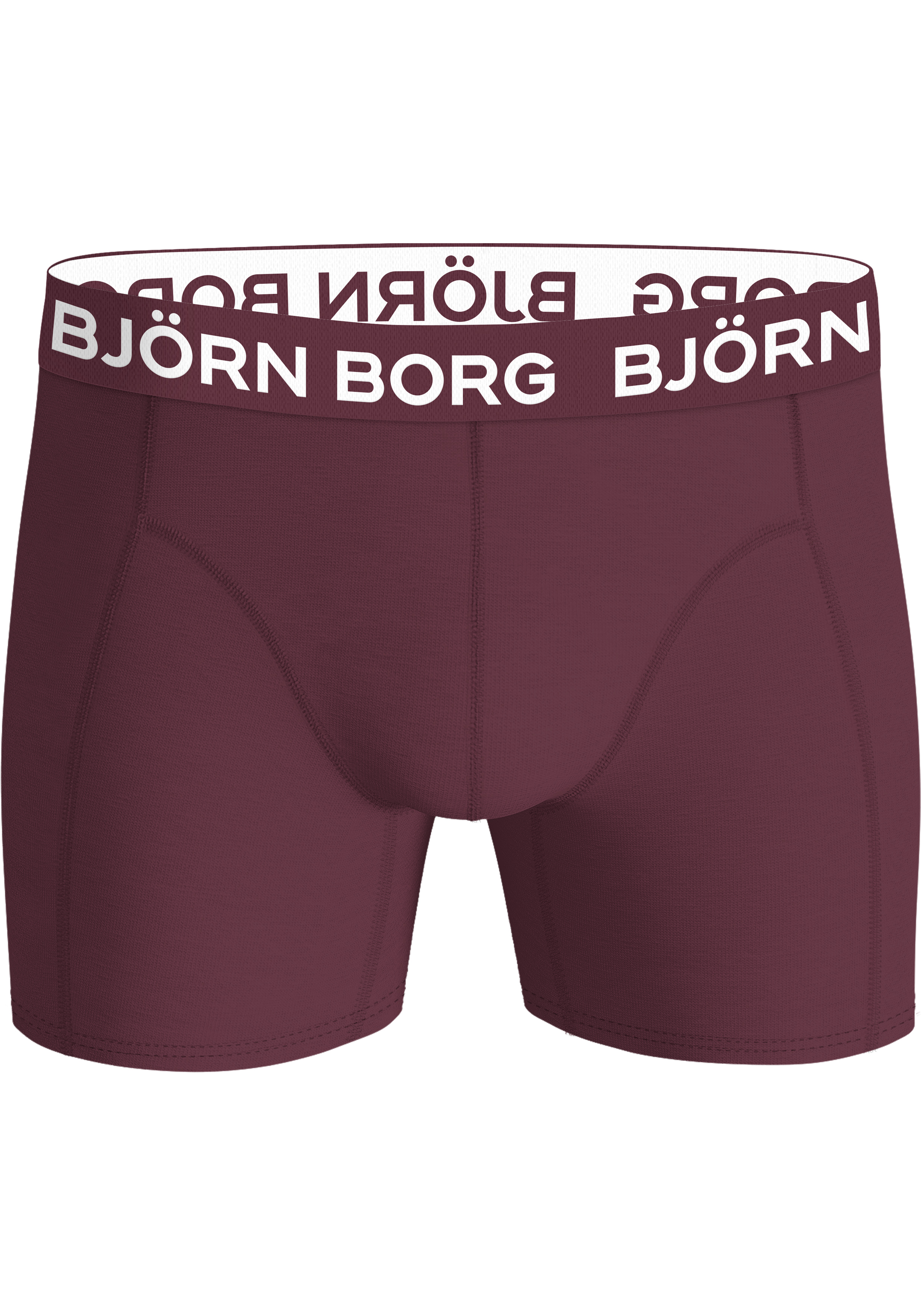 Bjorn Borg Cotton Stretch boxers, heren boxers normale lengte (7-pack), zwart , groen, donkerrood en groen met print