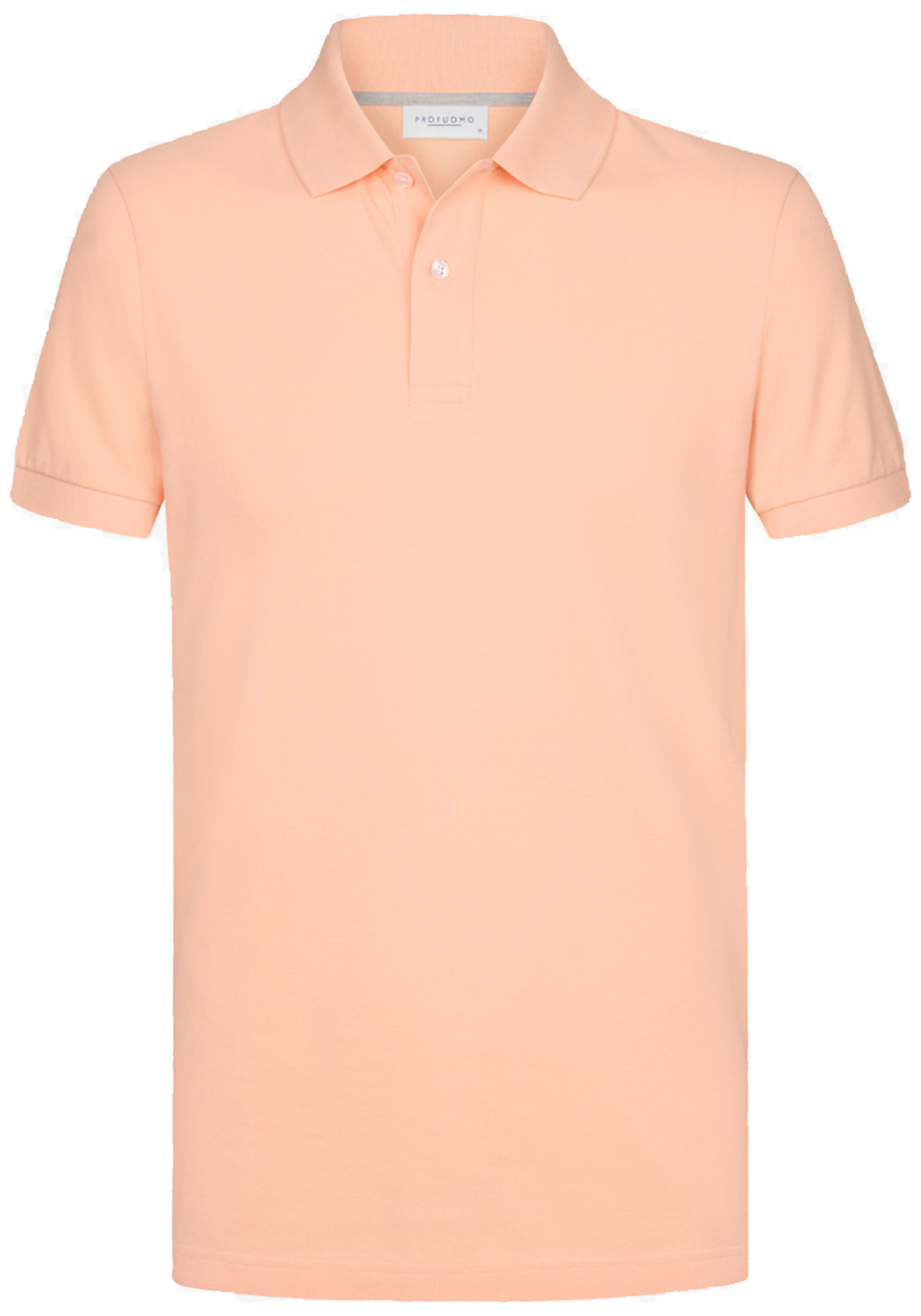 Profuomo slim fit heren polo, oranje