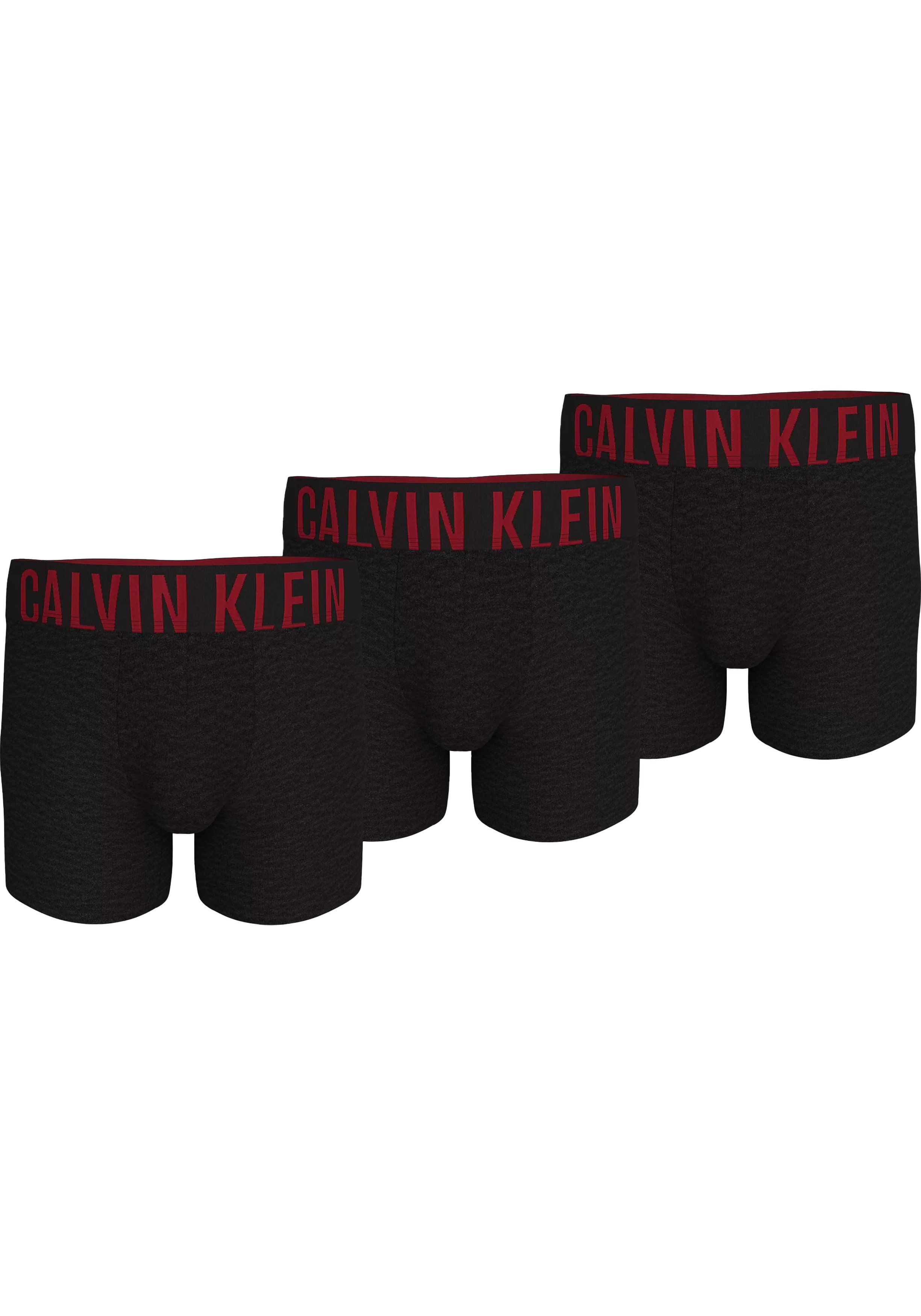 Calvin Klein Boxer Briefs (3-pack), heren boxers extra lang, zwart, grijs, petrol