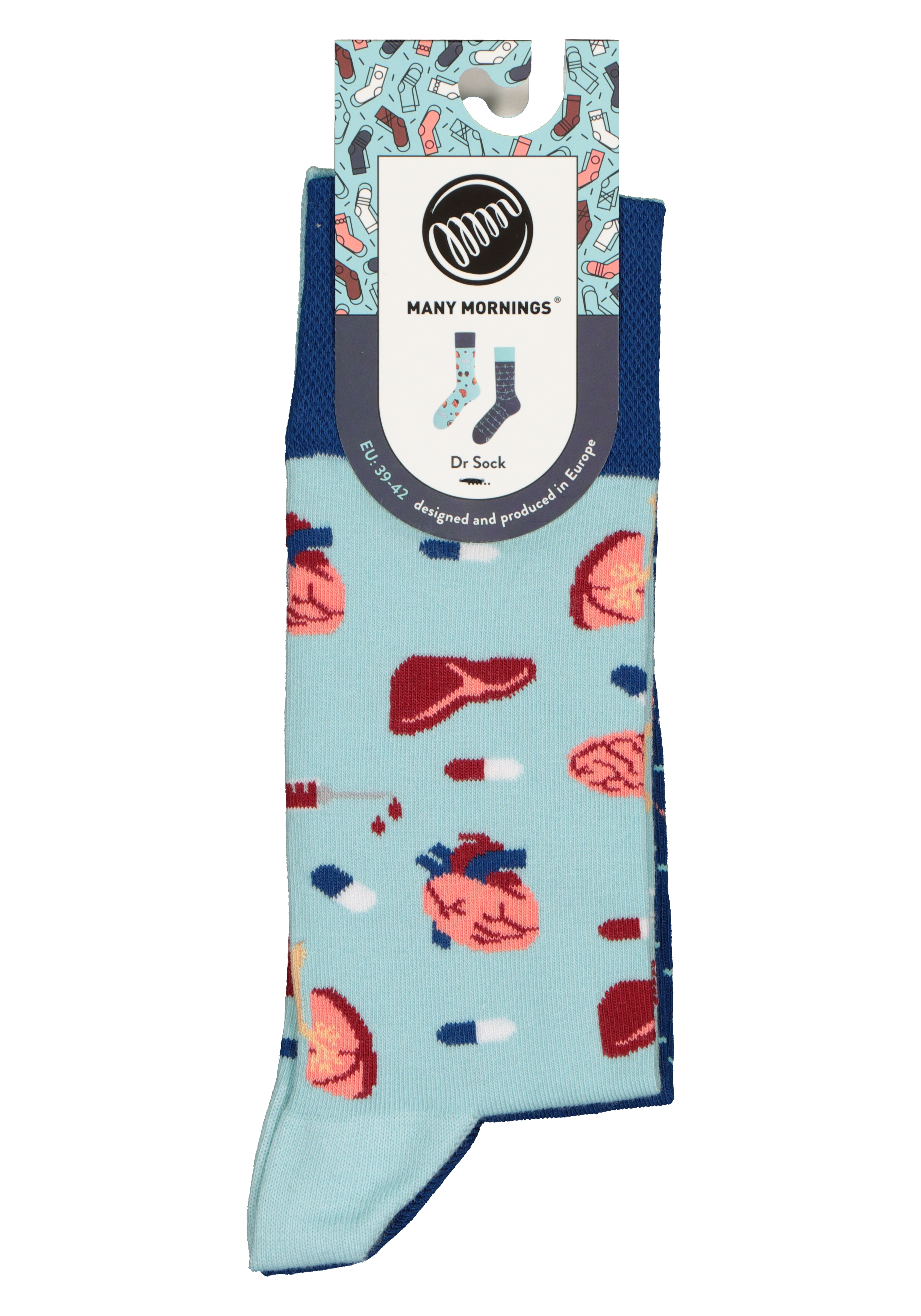 Many Mornings unisex sokken Dr Sock