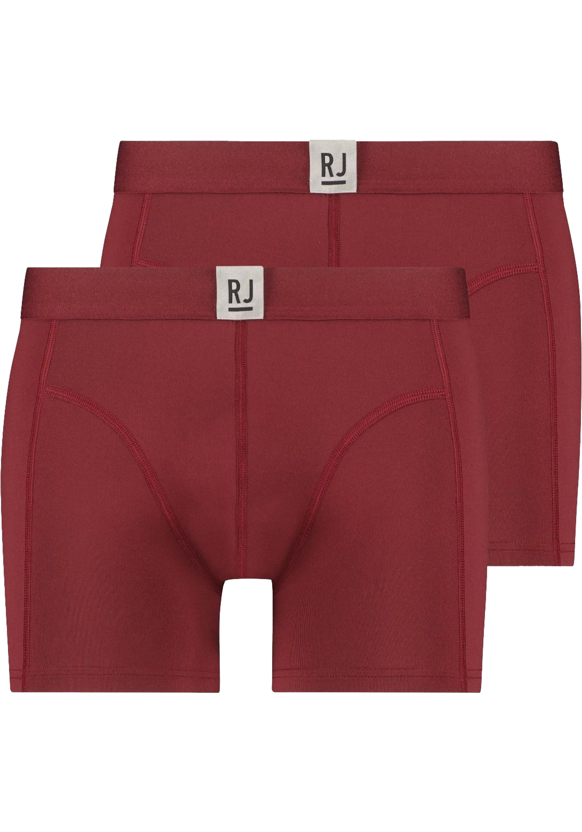 RJ Bodywear Pure Color Jort boxer (2-pack), heren boxer lang, port