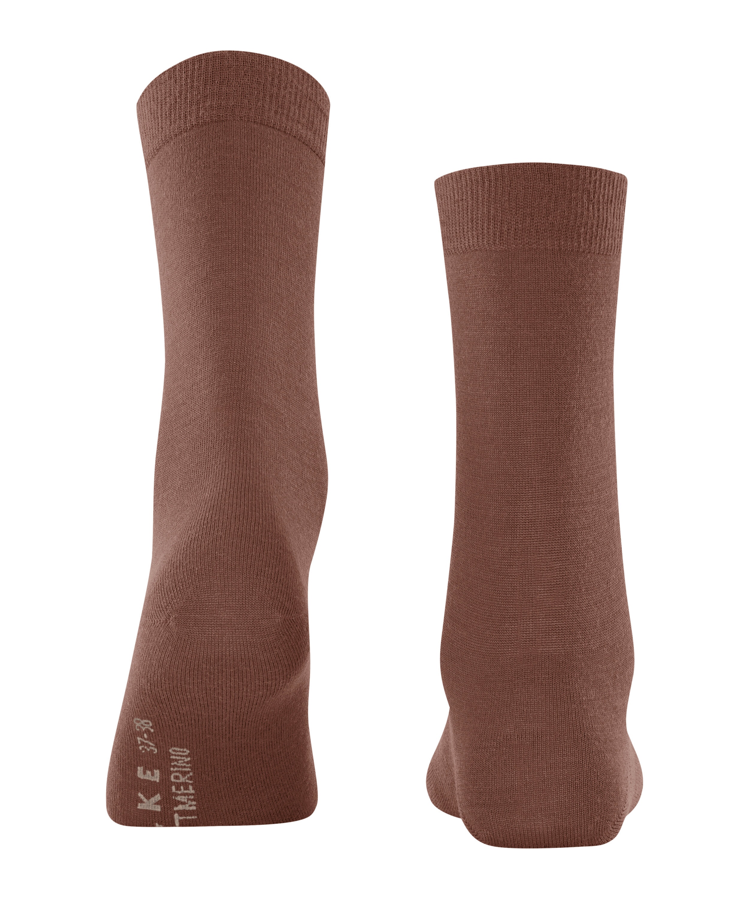 FALKE Softmerino damessokken, cognac bruin (brandy)