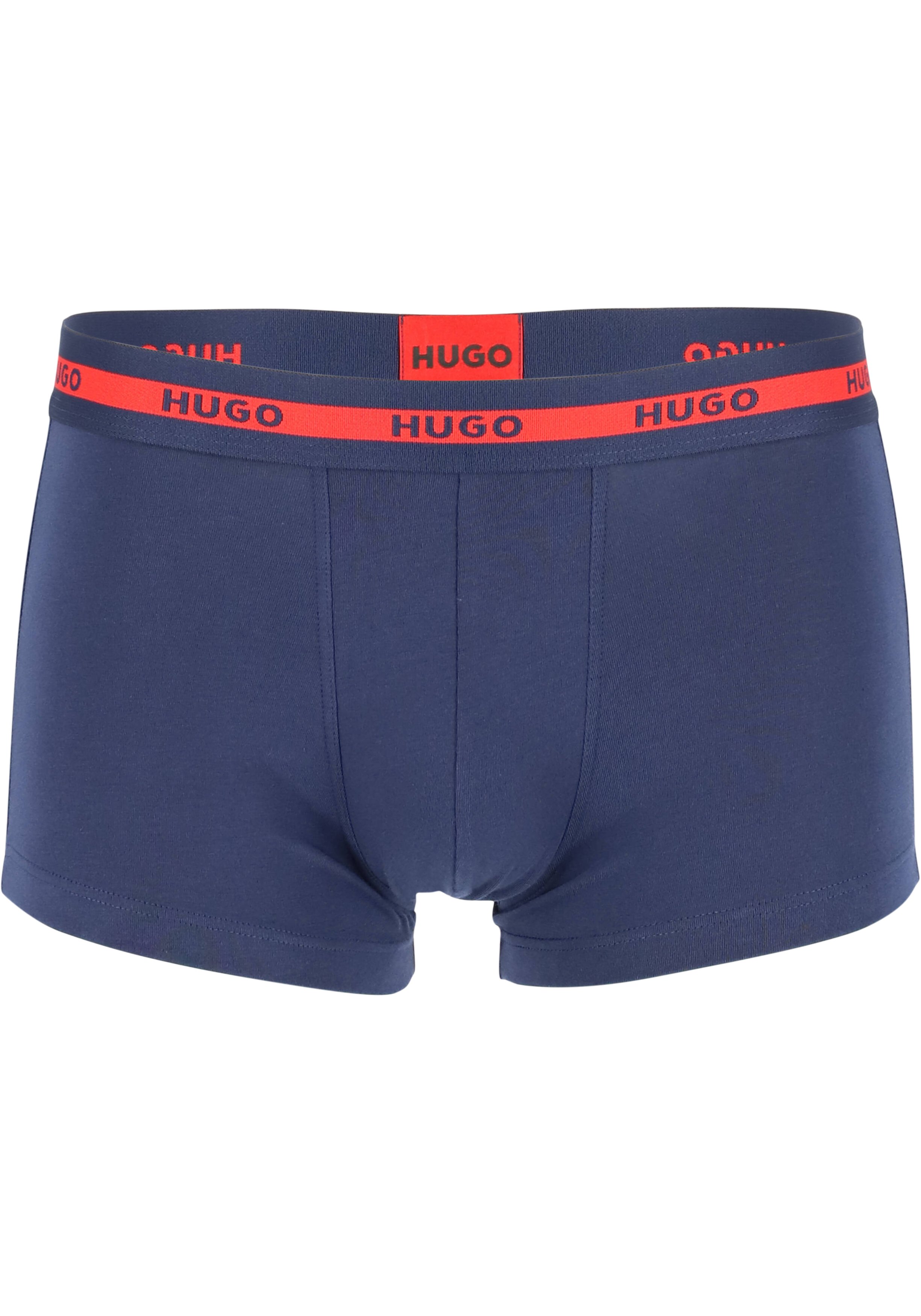 HUGO trunks (2-pack), heren boxers kort, navy