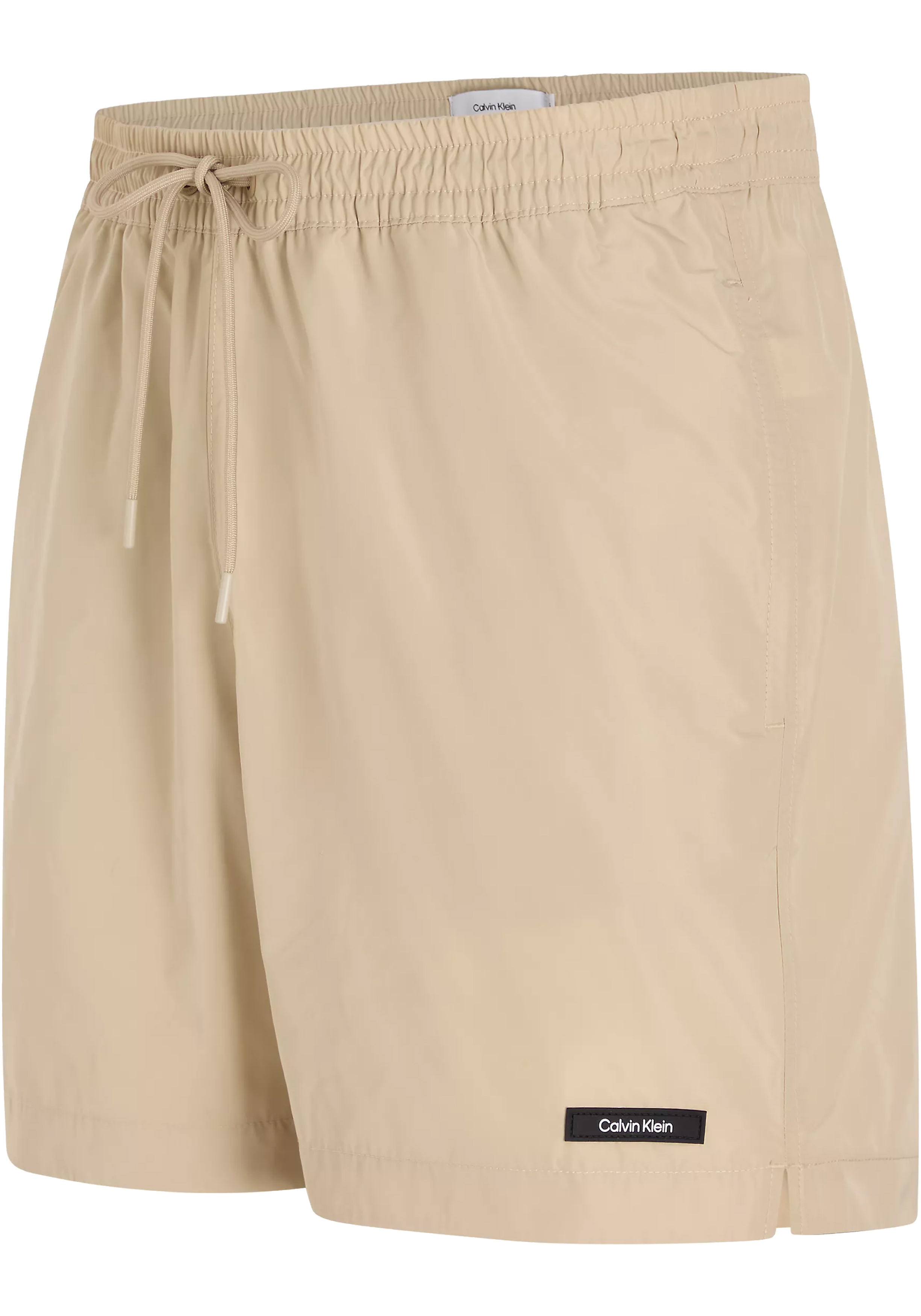 Calvin Klein Medium Drawstring swimshort, heren zwembroek, beige