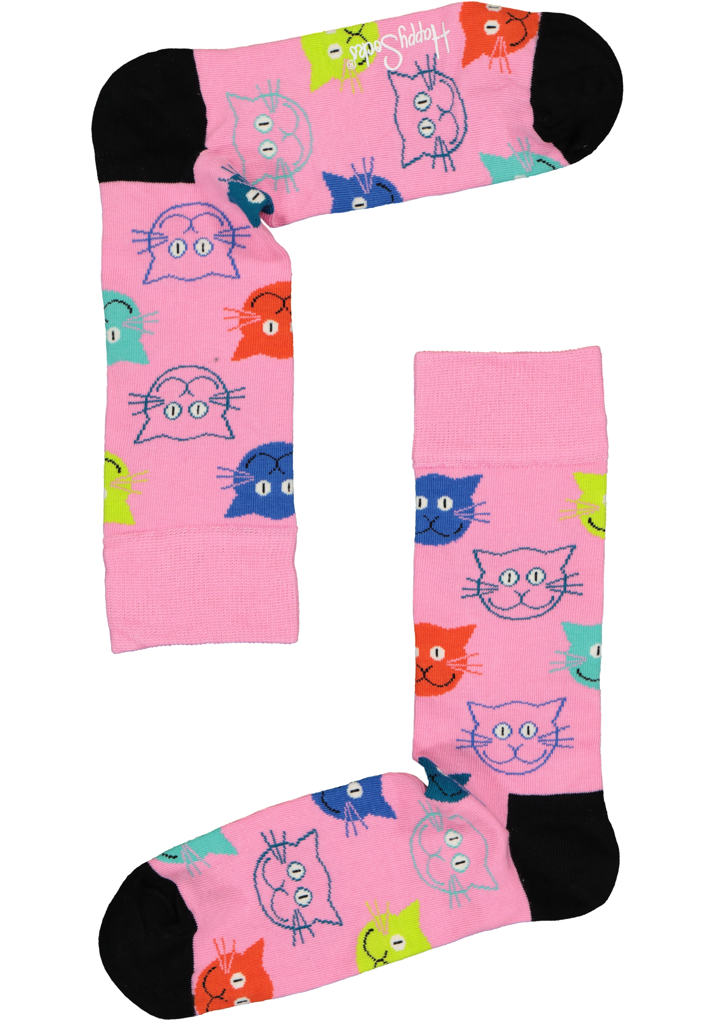 Happy Socks Mixed Cat Socks Gift Set (3-pack)