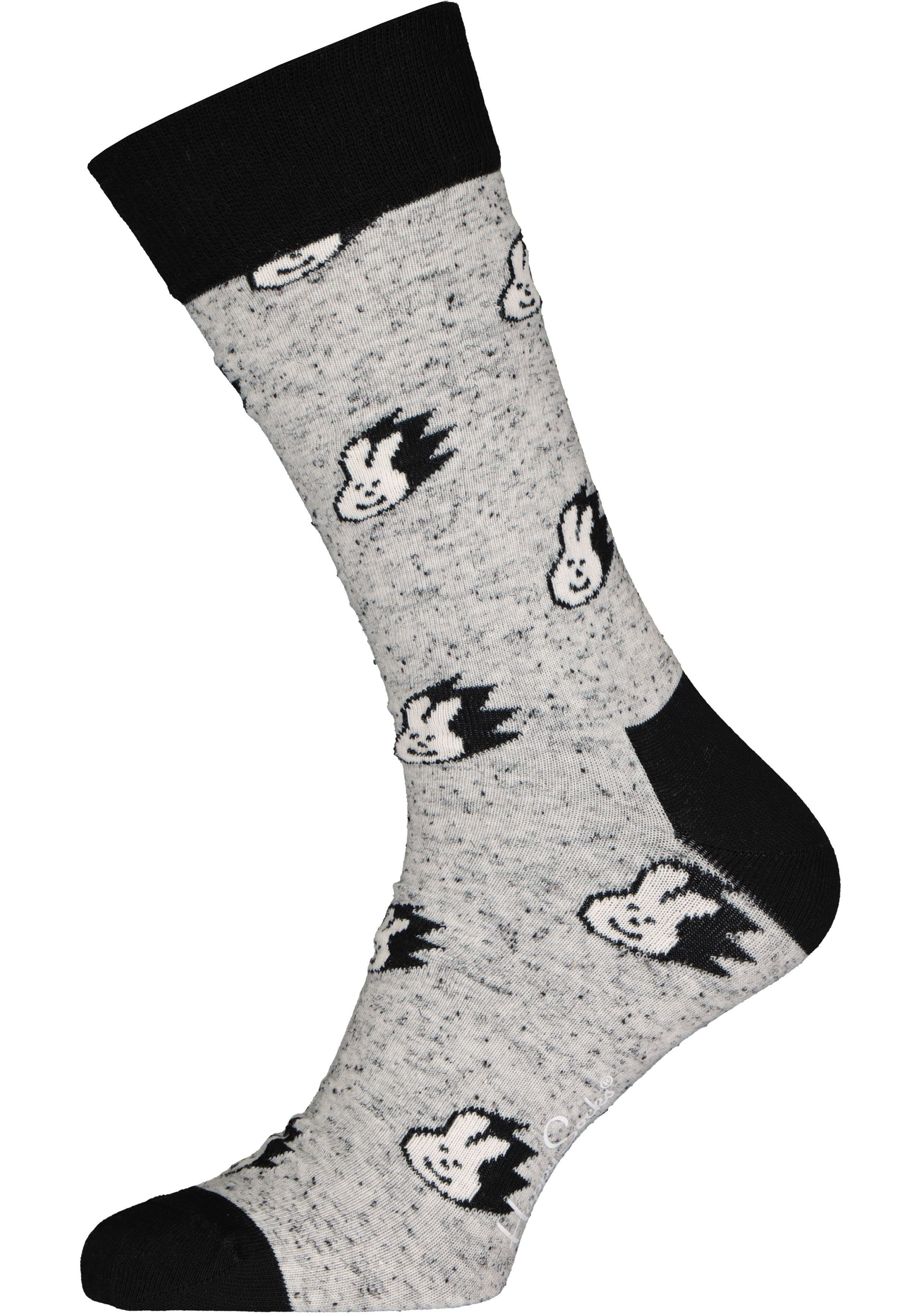 Happy Socks Black & White Socks Gift Set (4-pack), altijd goed, zwart met wit