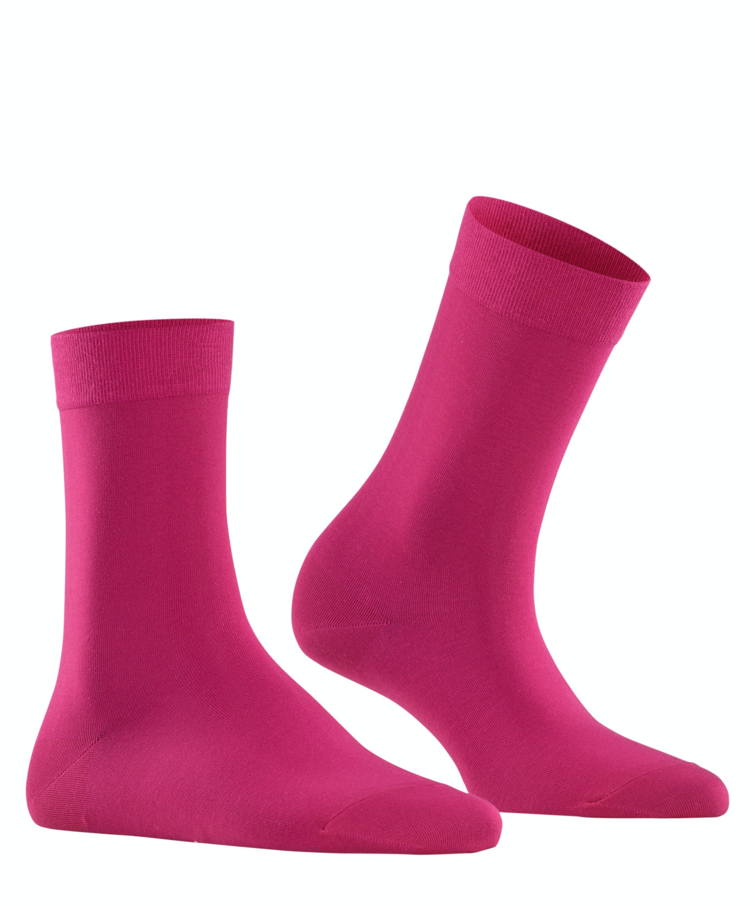 FALKE Cotton Touch damessokken, roze (berry)