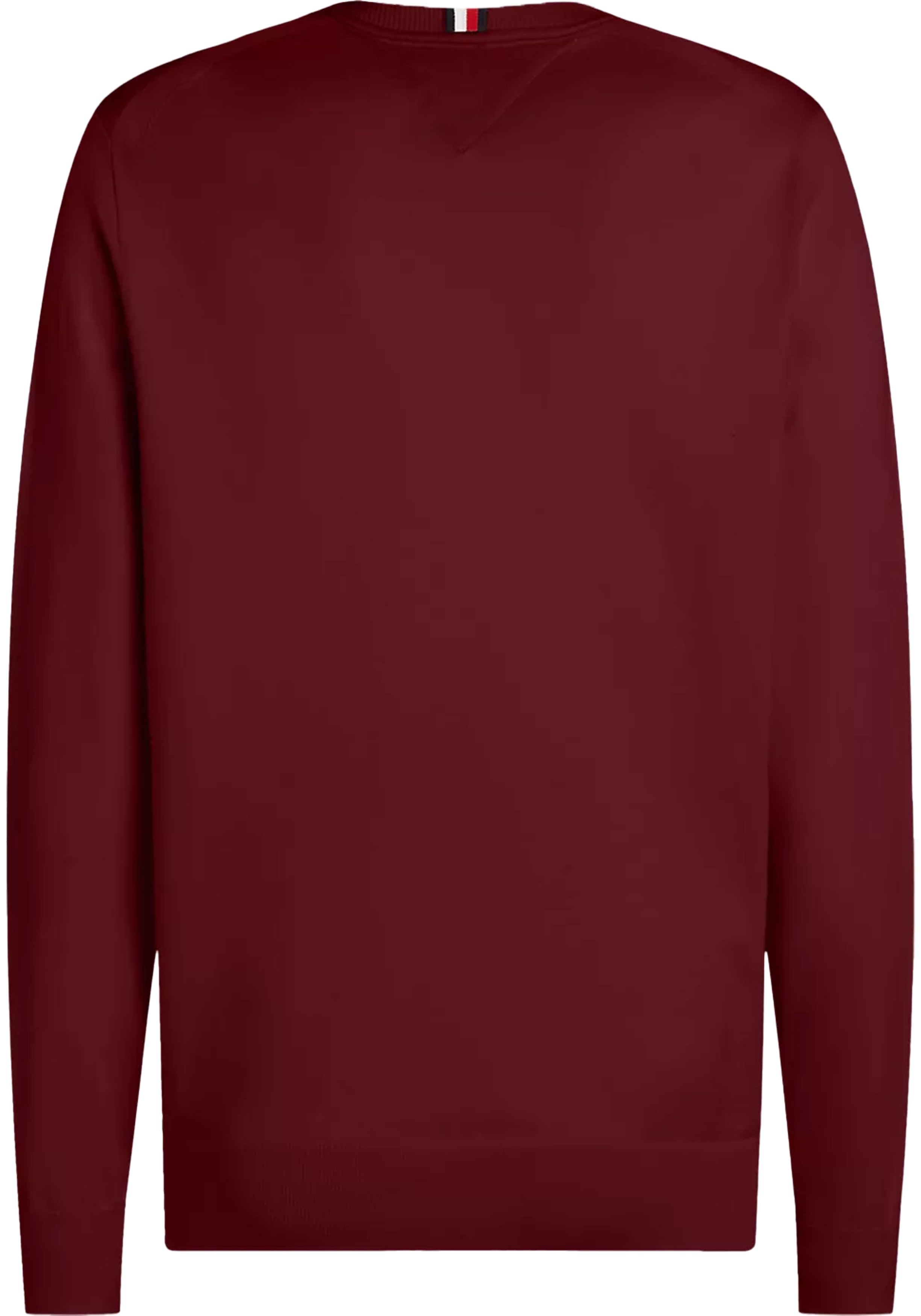 Tommy Hilfiger heren pullover katoen, donkerrood