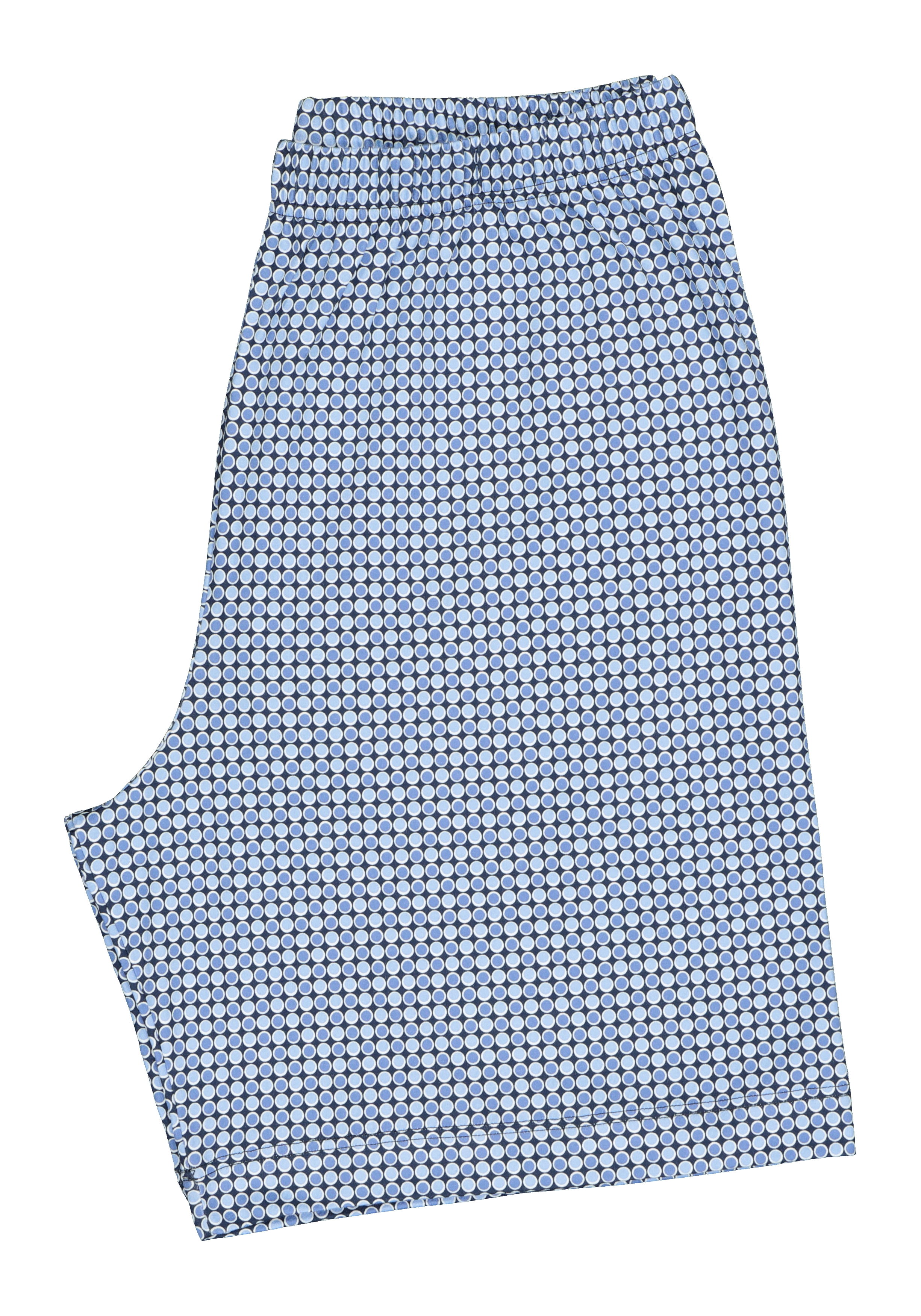 Mey heren shortama Clyde, blauw dessin