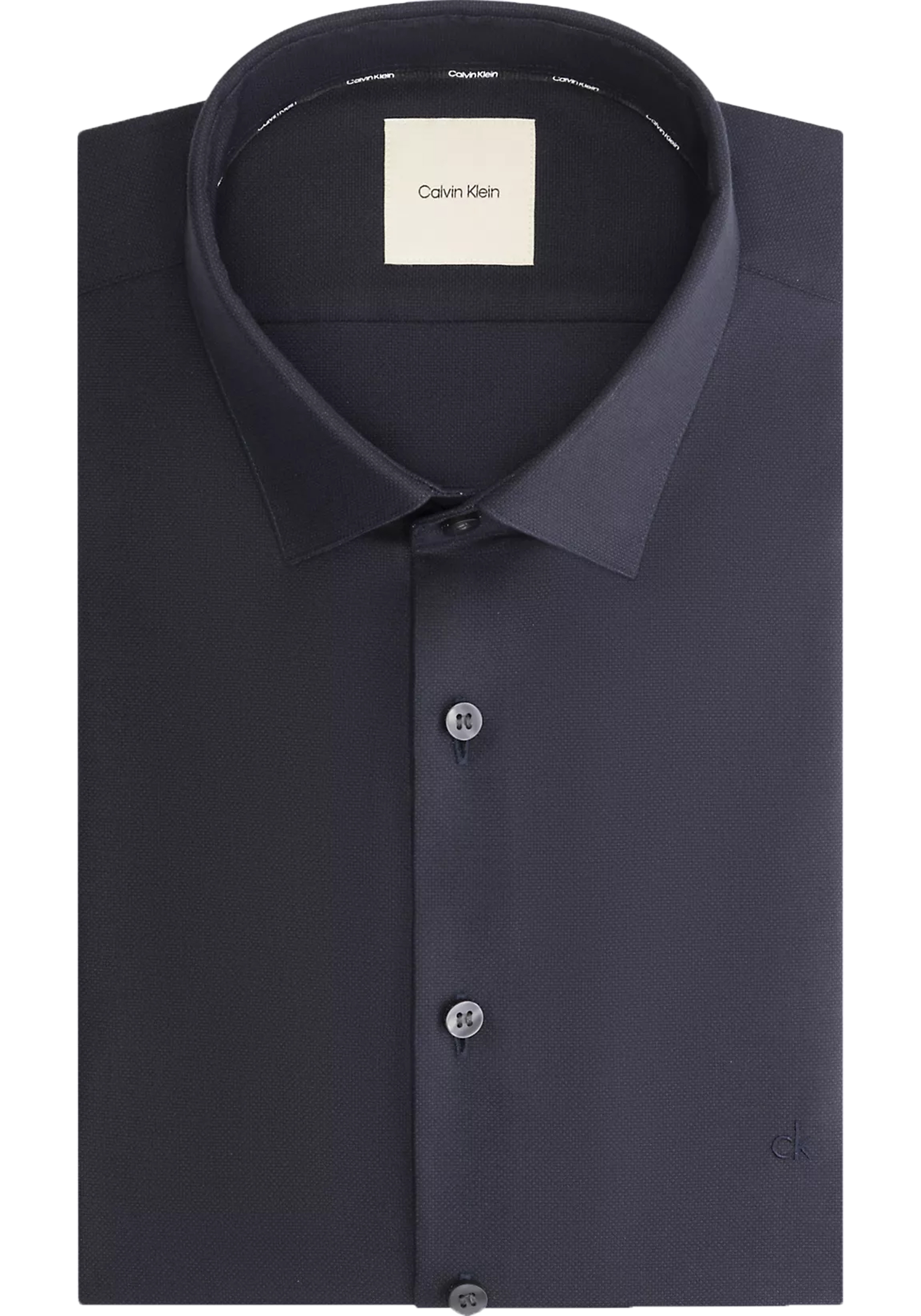 Calvin Klein slim fit overhemd, donkerblauw